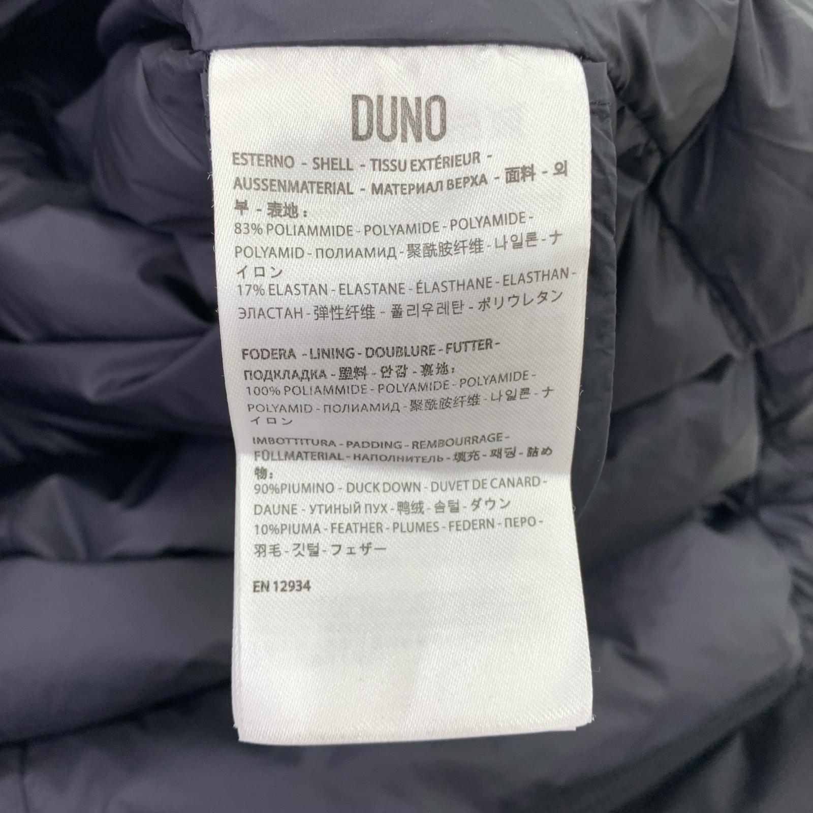 ダウンジャケット DUNO ダウンジャケット BLK 50 ブラック