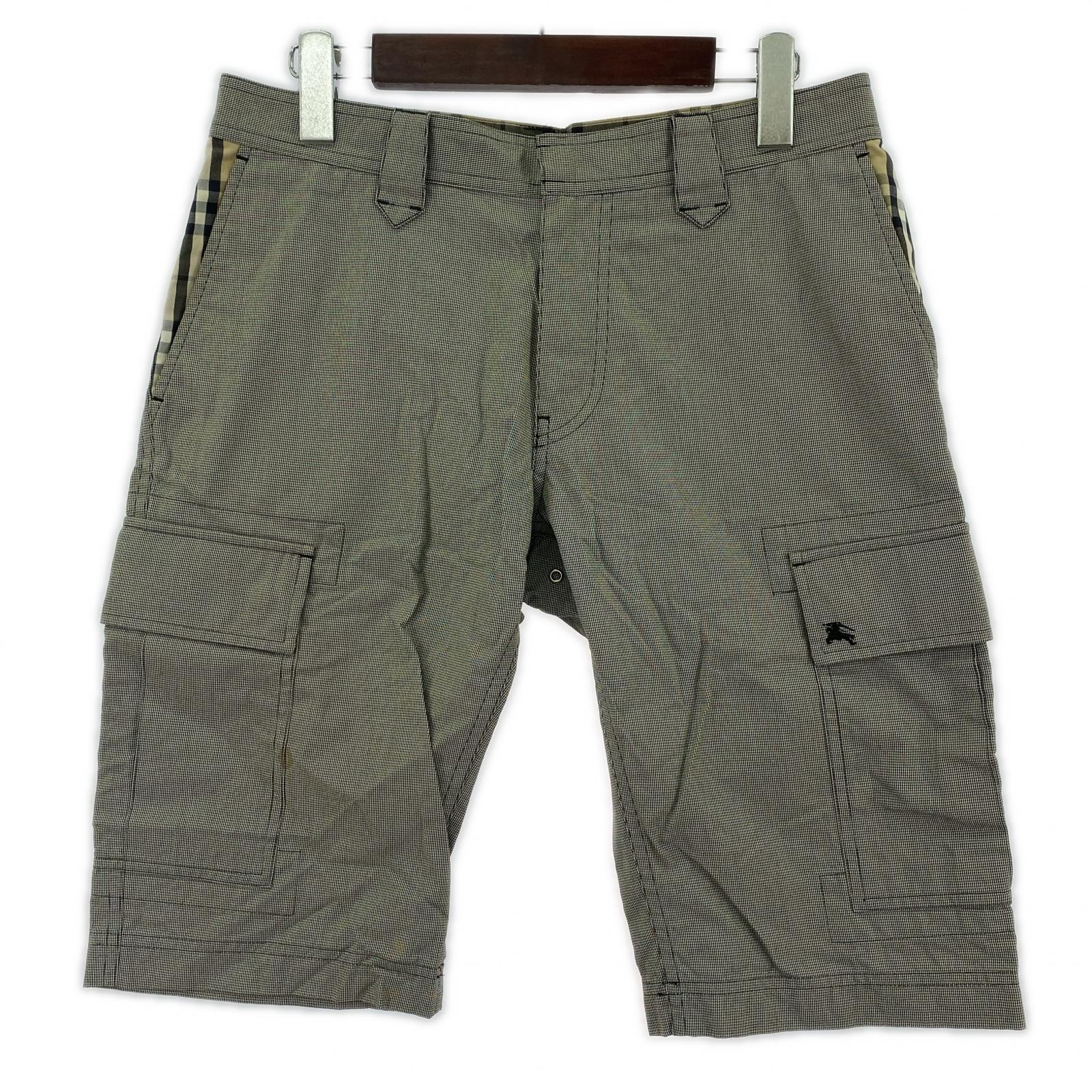 ショートパンツ BURBERRY BLACK LABEL ショートパンツ グレー