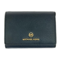 コンパクトウォレット MICHAEL KORS 三つ折り コンパクトウォレット 黒 ブラック