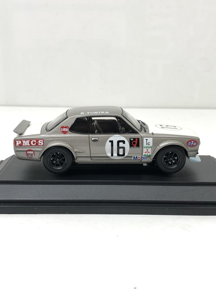 1/43 EBBRO SKYLINE GT-R KPGC10 シルバー ホワイト スケールカー