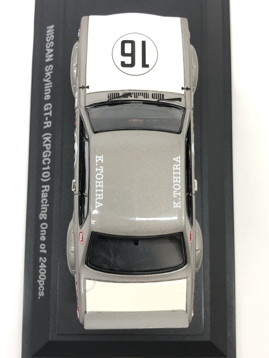 1/43 EBBRO SKYLINE GT-R KPGC10 シルバー ホワイト スケールカー