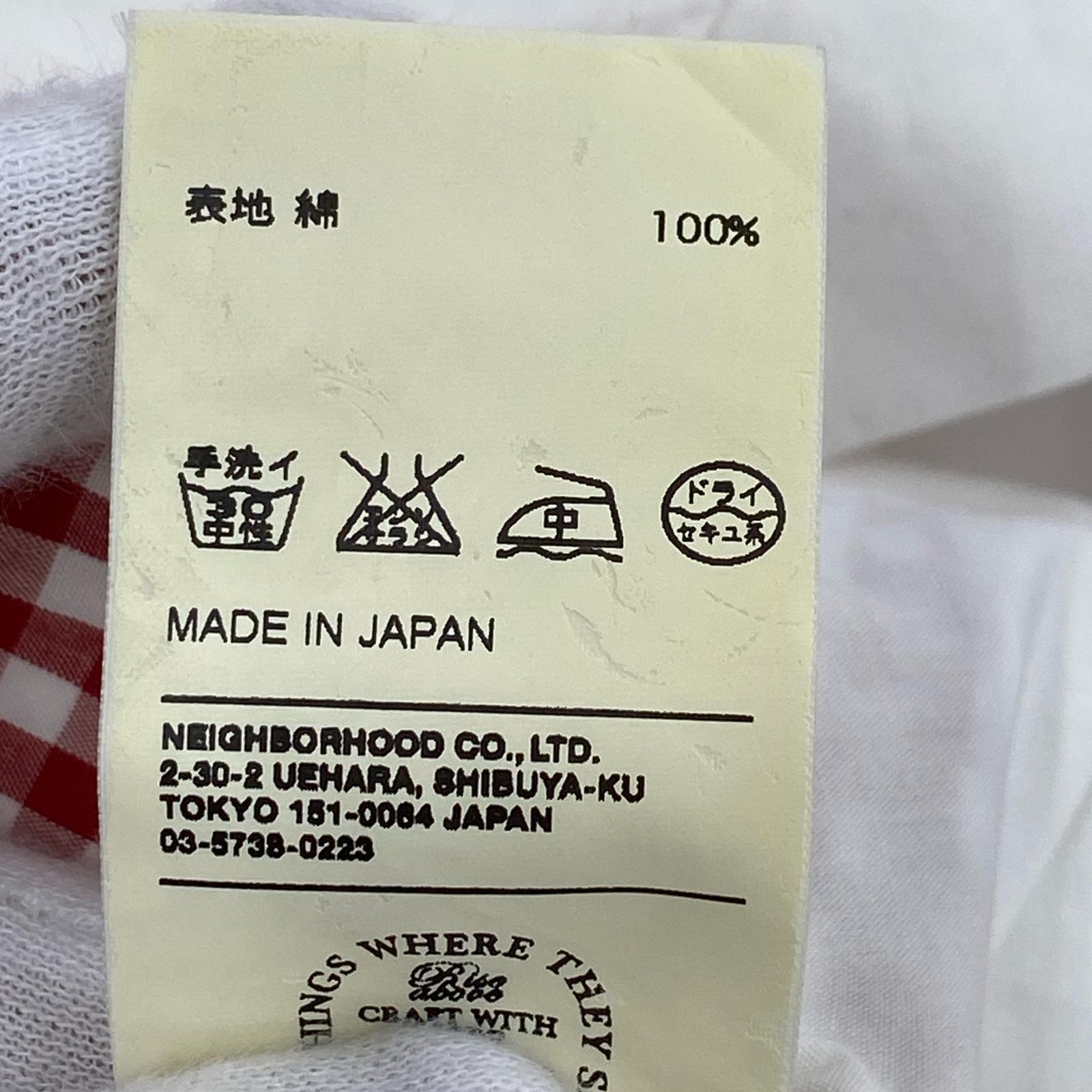 長袖シャツ WTAPS チェック切替L/Sシャツ 白 (S) S