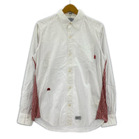 長袖シャツ WTAPS チェック切替L/Sシャツ 白 (S) S