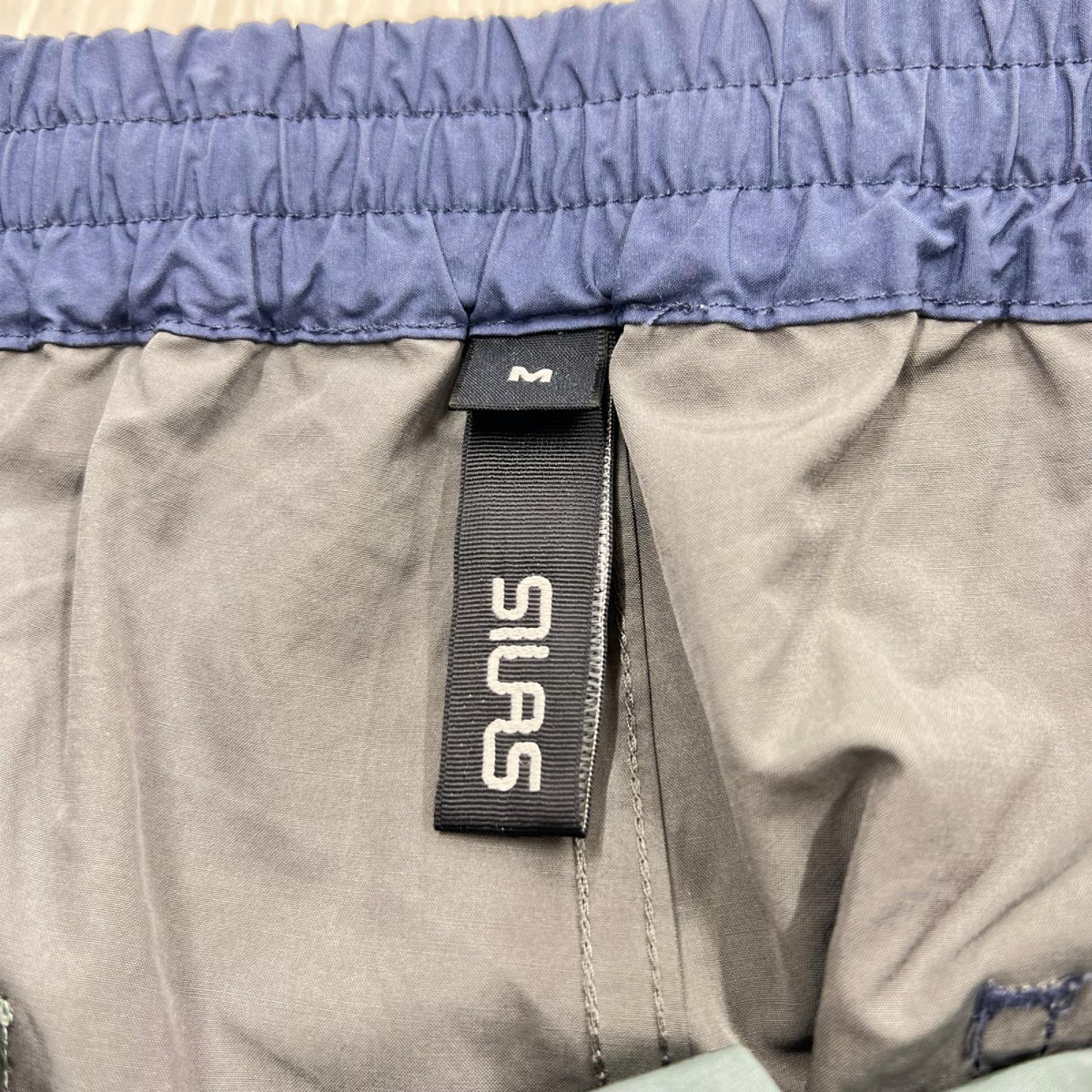 パンツ SILAS ナイロンパンツ 青緑 M