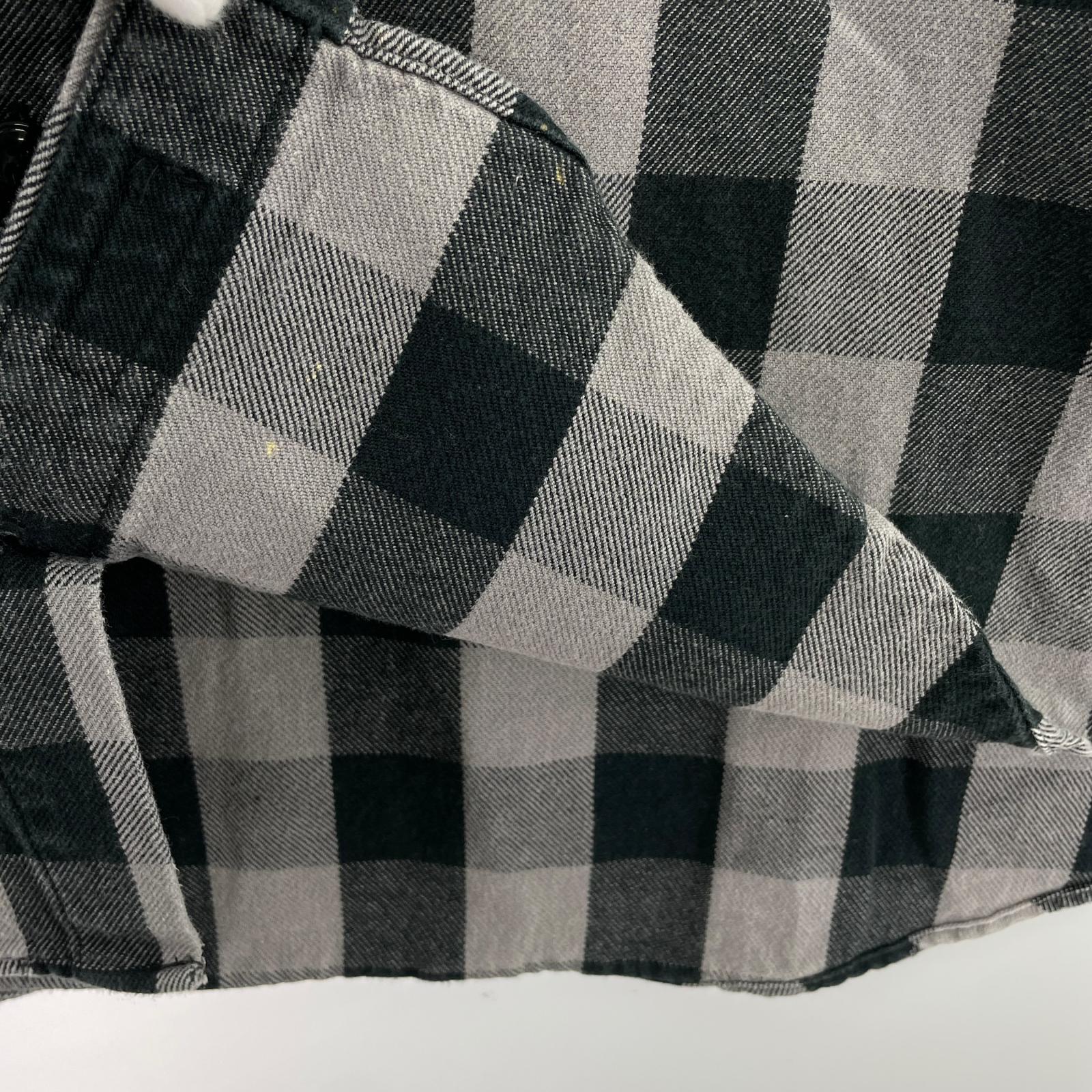 半袖シャツ NEIGHBORHOOD 03年 チェックシャツ DCNH-SH-07 黒グレー (M) M