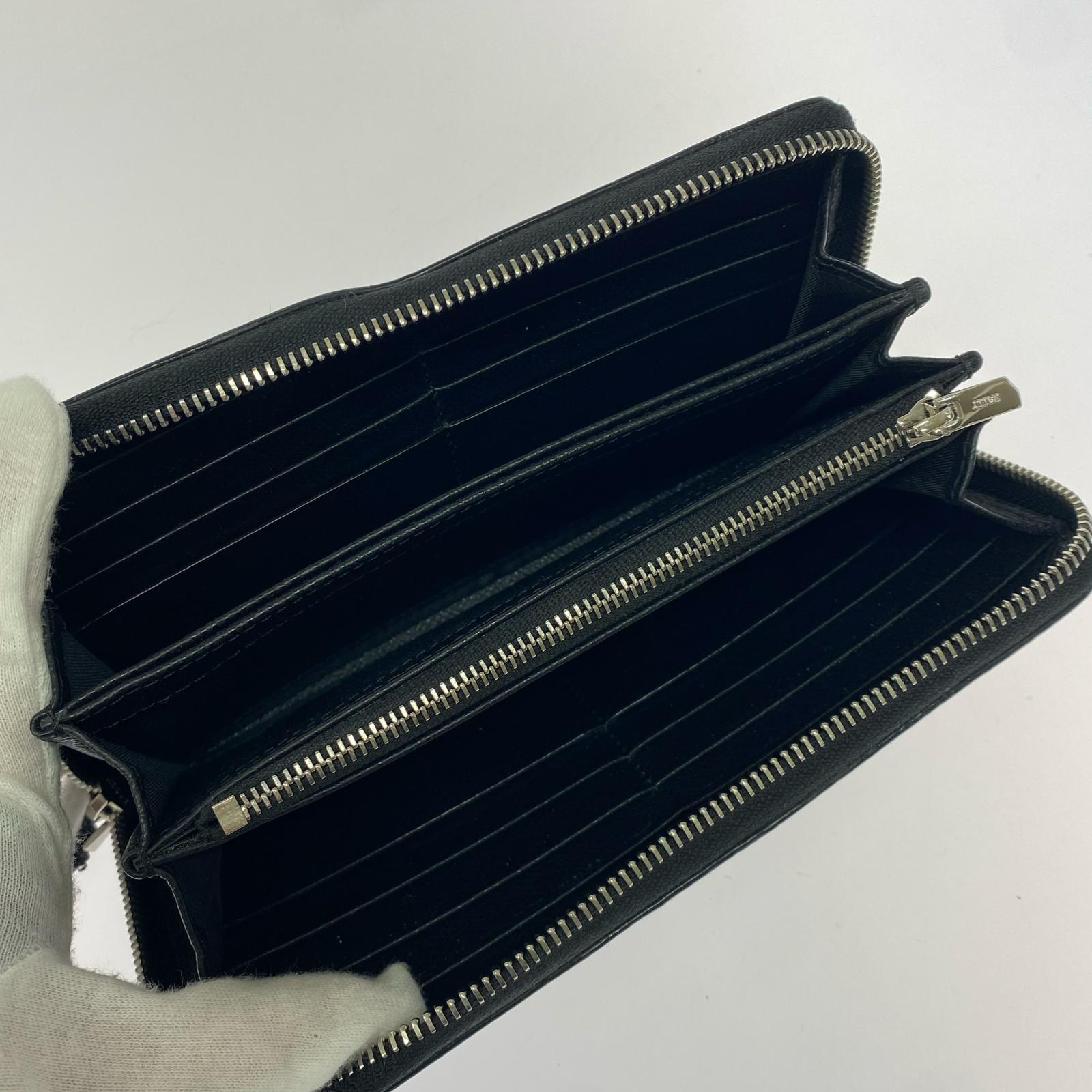 長財布 ラウンドジップ長財布 ブラック