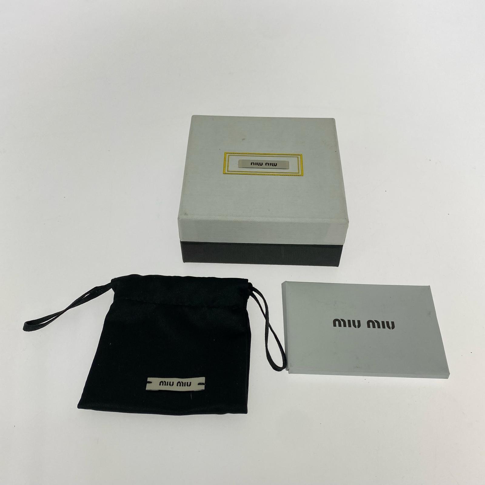 miumiu バングル ブレスレット 5JB408 箱付き