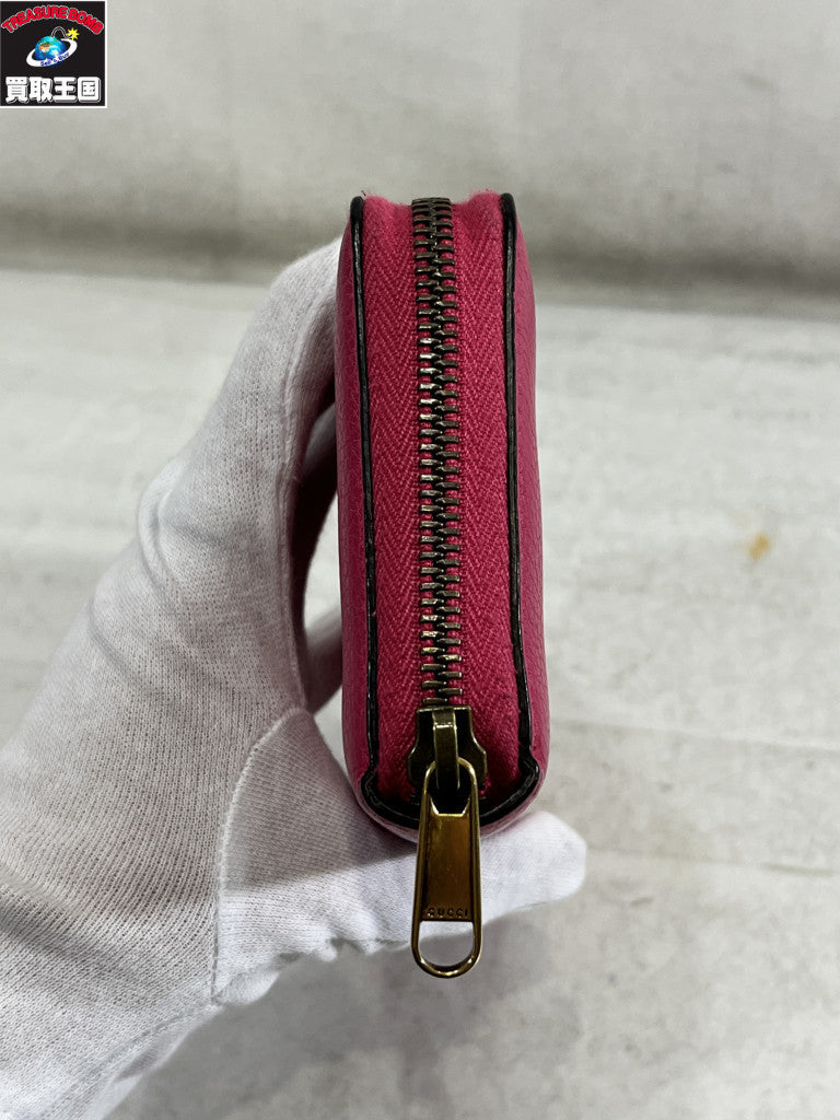 GUCCI 496317 ラウンドファスナー財布