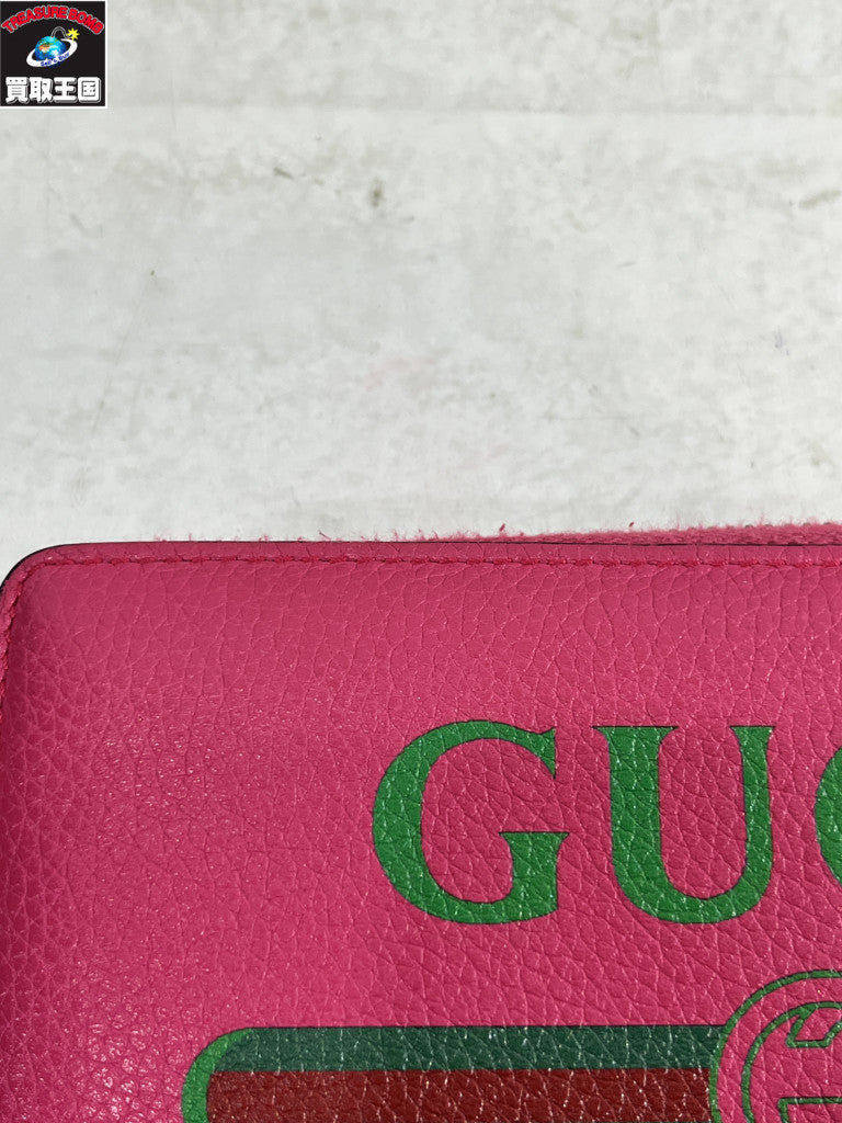 GUCCI 496317 ラウンドファスナー財布