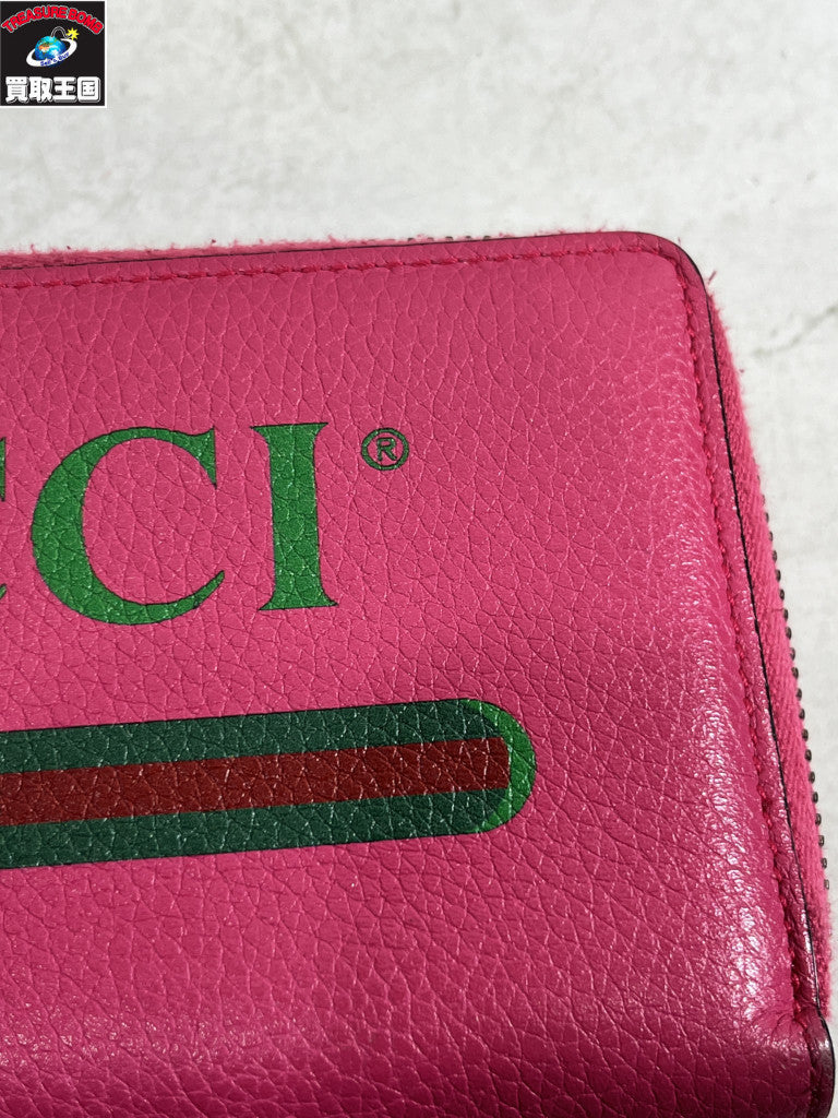 GUCCI 496317 ラウンドファスナー財布
