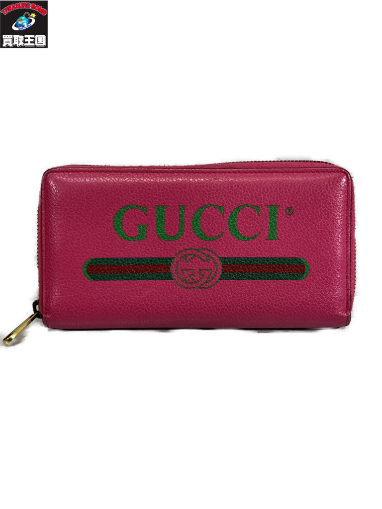 GUCCI 496317 ラウンドファスナー財布