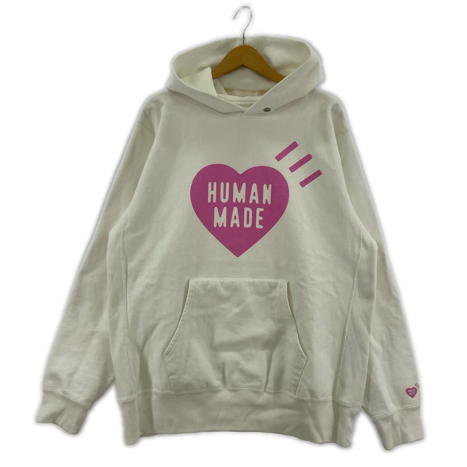 パーカー HEART HEAVY WEIGHT HOODIE HAR/WHT ホワイト