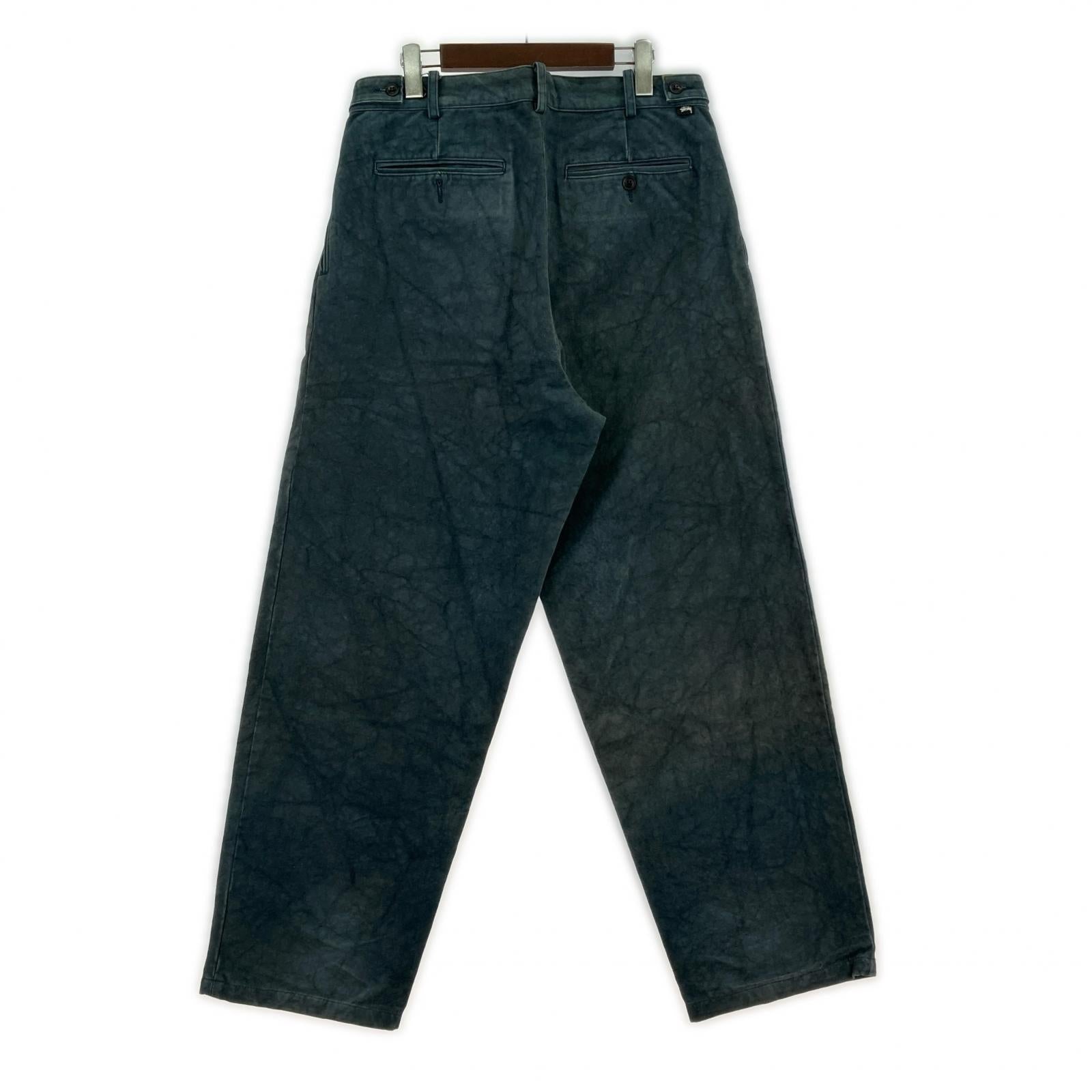 パンツ Canvas Volume Pleated Trouser 32 NVY