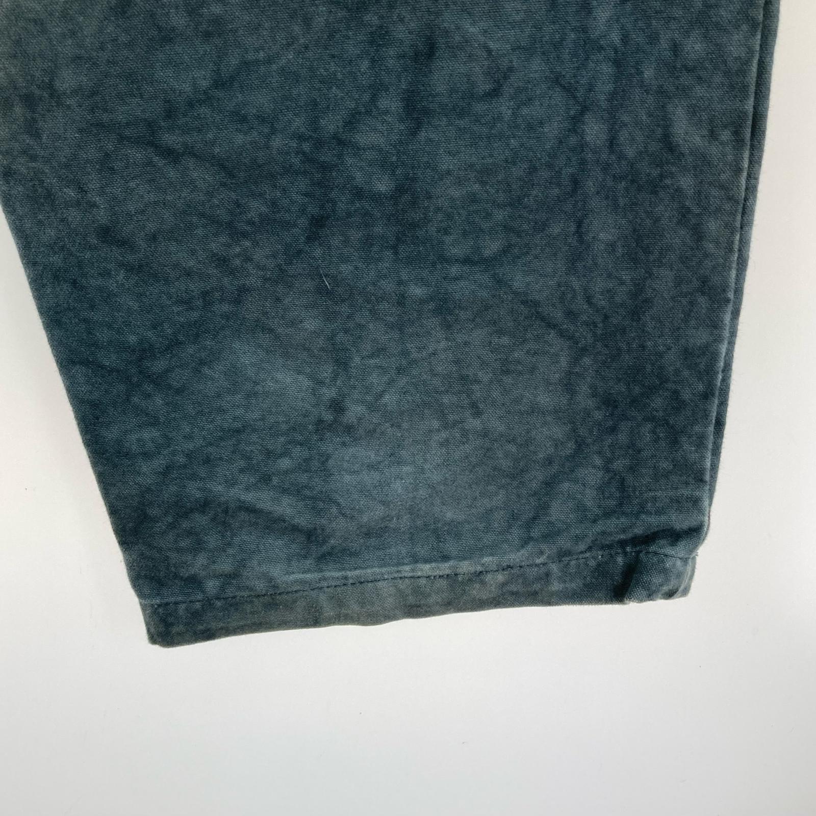 パンツ Canvas Volume Pleated Trouser 32 NVY
