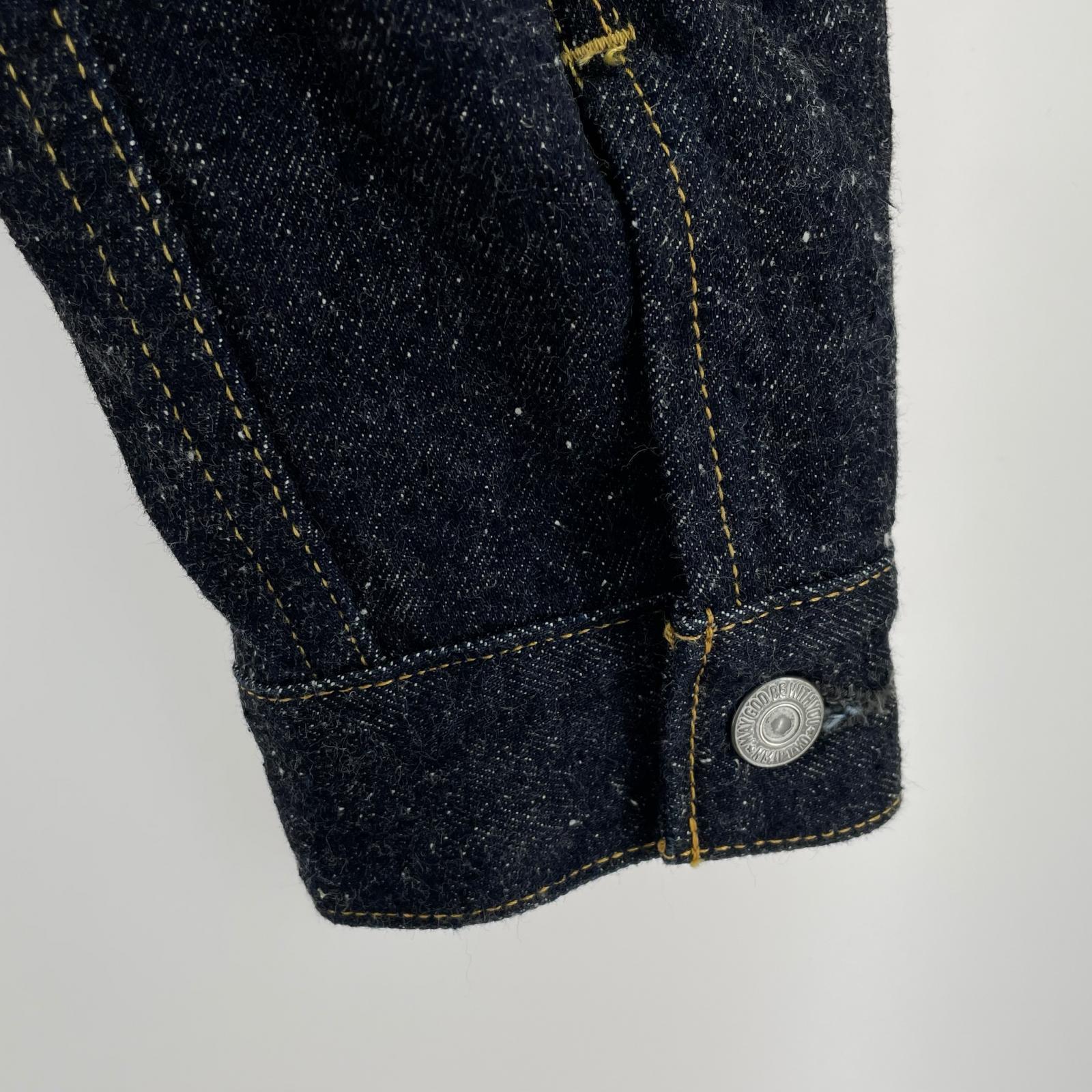 デニムジャケット new manual LV TRUCKER JACKET (F) フリー ブルー