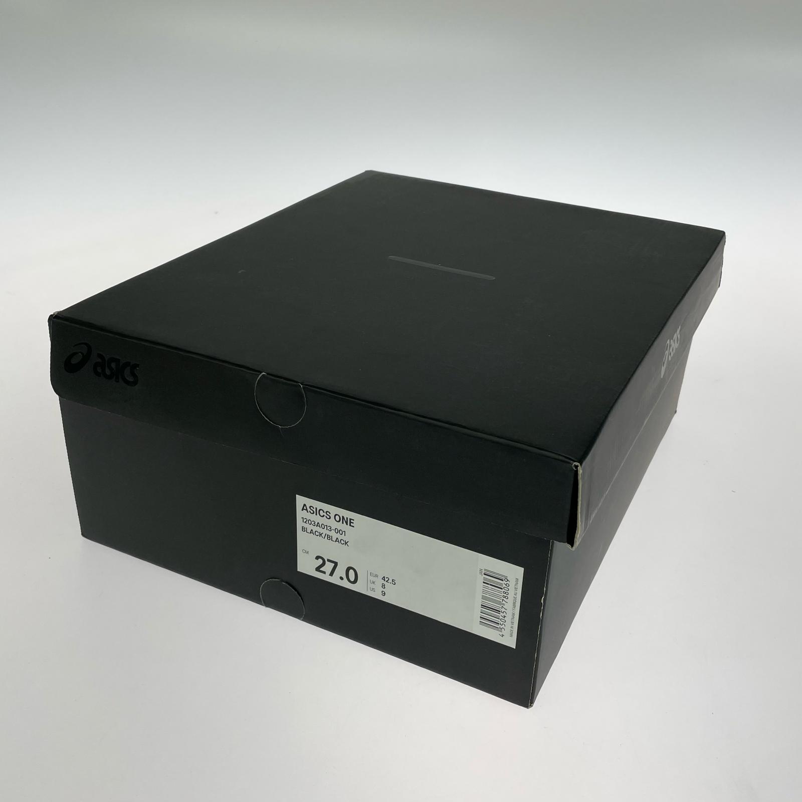 スニーカー ASICS-ONE BLK(27.0cm) 27cm (US9 UK8 1/2 EU44) ブラック