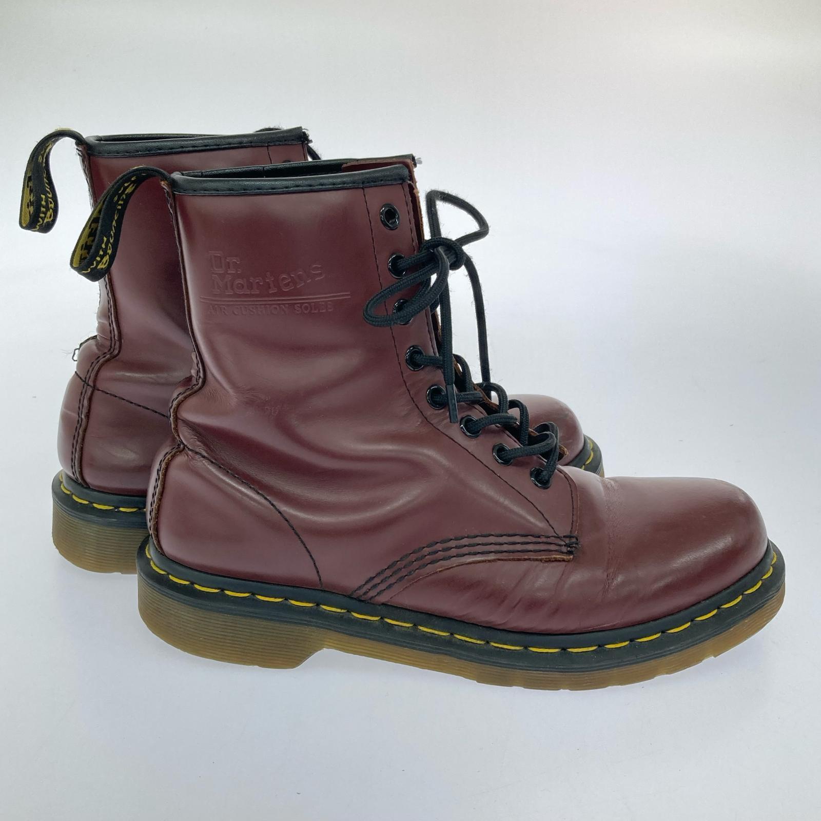 ブーツ Dr.Martens 8ホールブーツ 赤 (UK6)