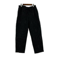 パンツ ×STUSSY 22AW Striped Wool Pants S S ブラック