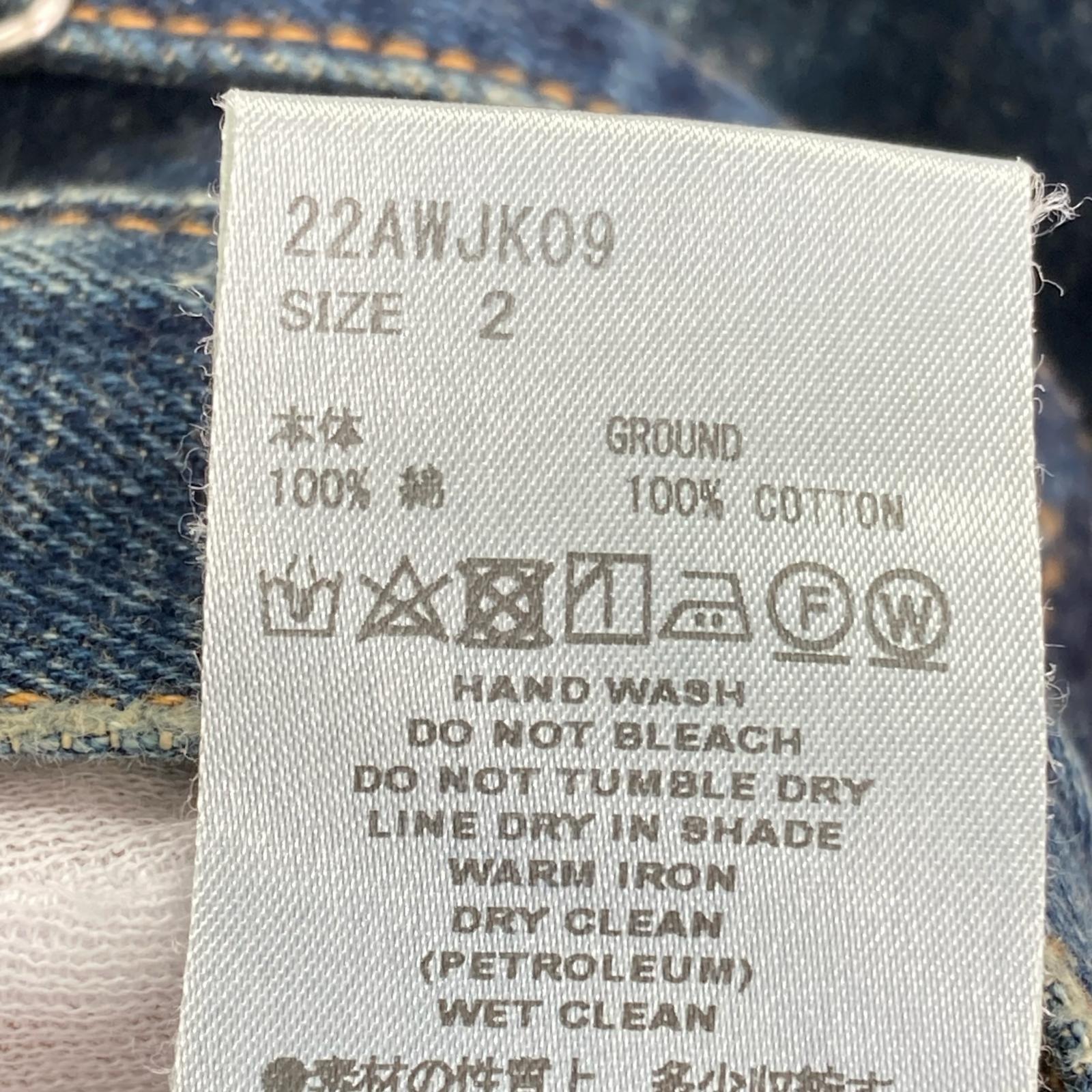 デニムジャケット 22AW MUSTY FADE DENIM JACKET 2