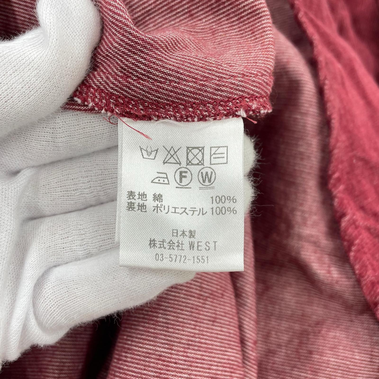 ワンピース コーデュロイワンピース M レッド