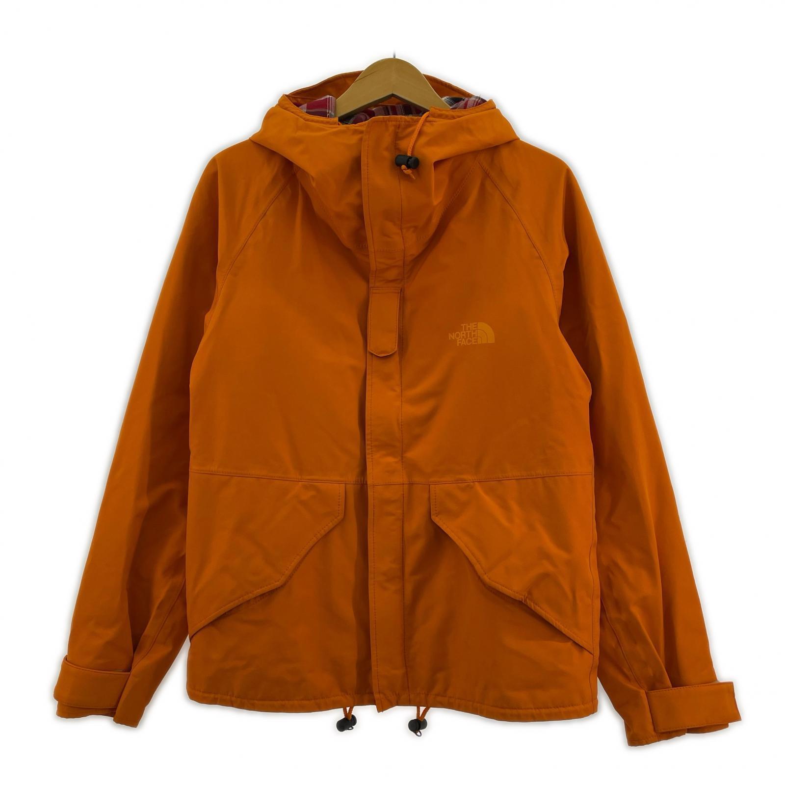マウンテンパーカー ×THE NORTH FACE GORE-TEX エルボーパッチ S オレンジ