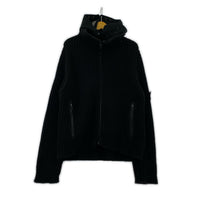 ジャケット 00s STONE ISLAND フード付ニットジャケット M ブラック M ブラック