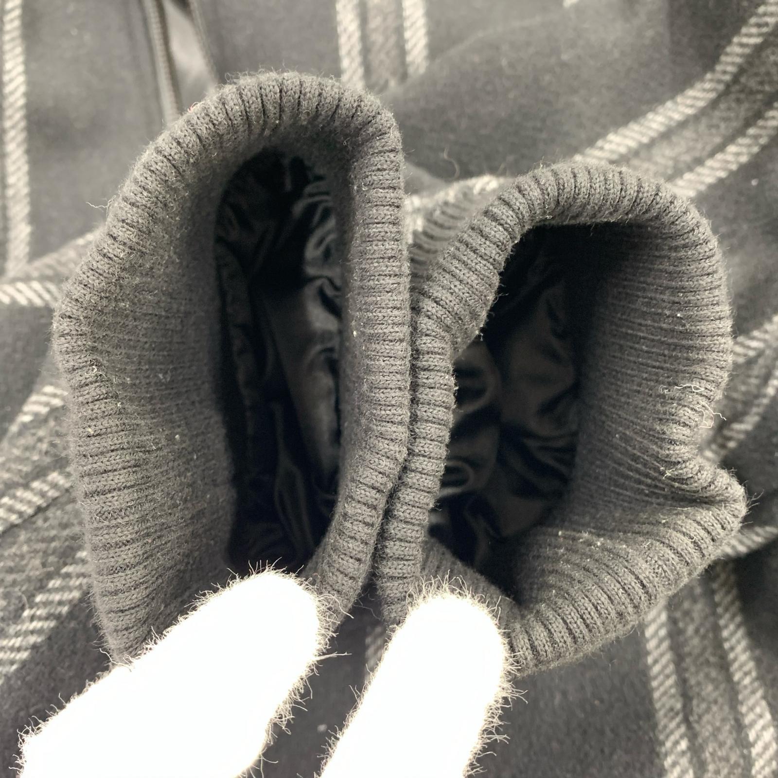 ブルゾン Wool Stripe Bomber Jacket BLK L ブラック