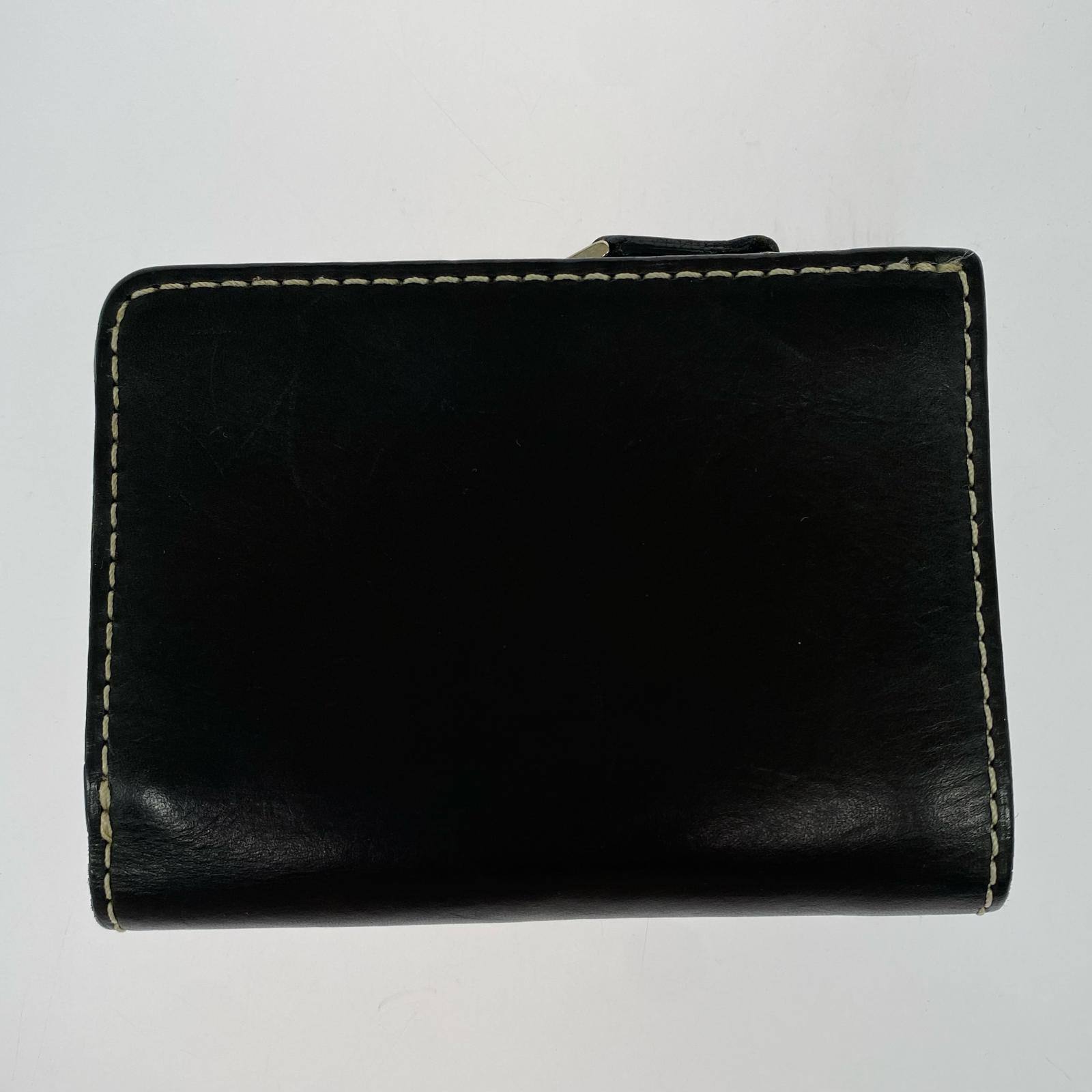 コンパクトウォレット SOMES SADDLE 黒 ブラック
