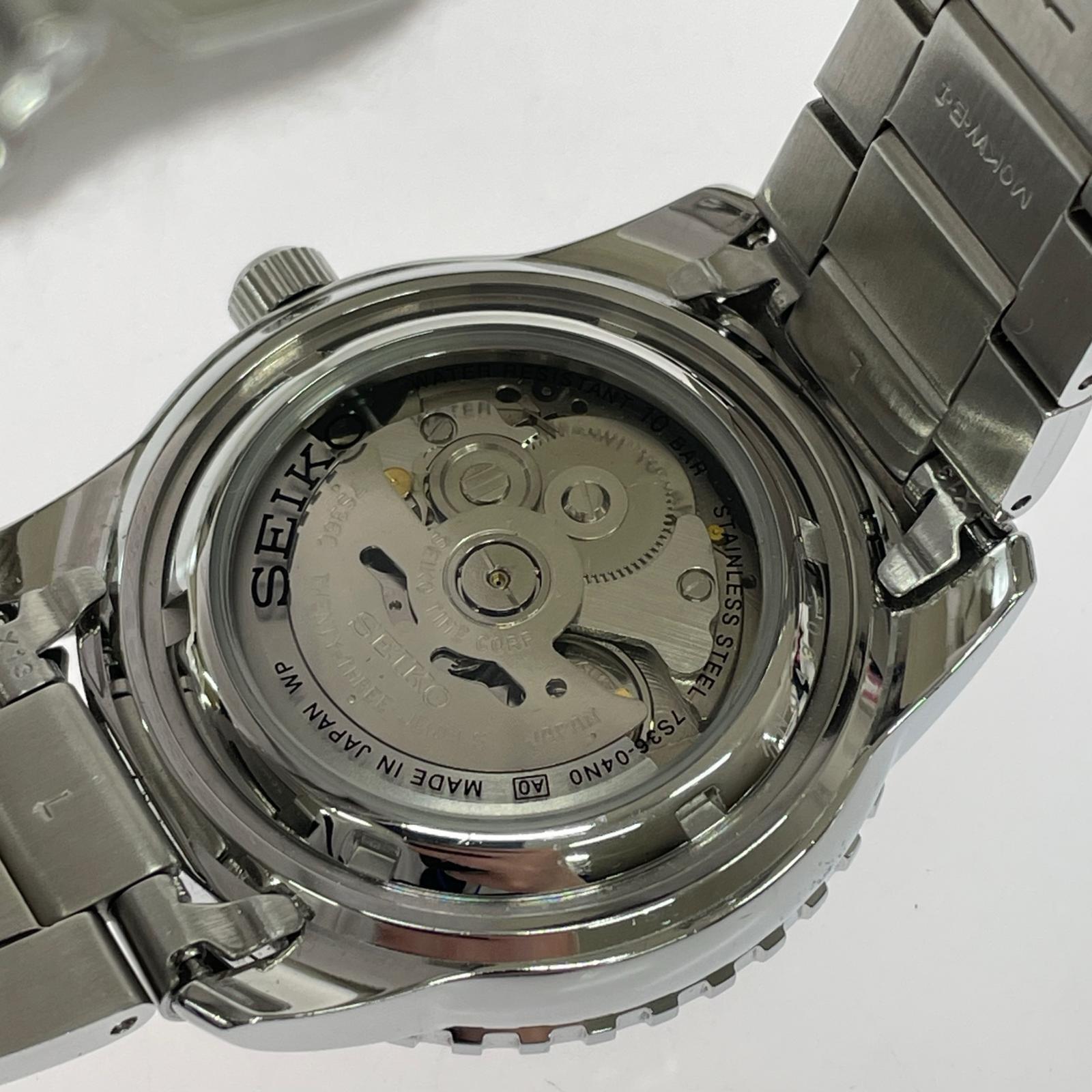 腕時計 SEIKO 5 スペクター 自動巻 シルバー