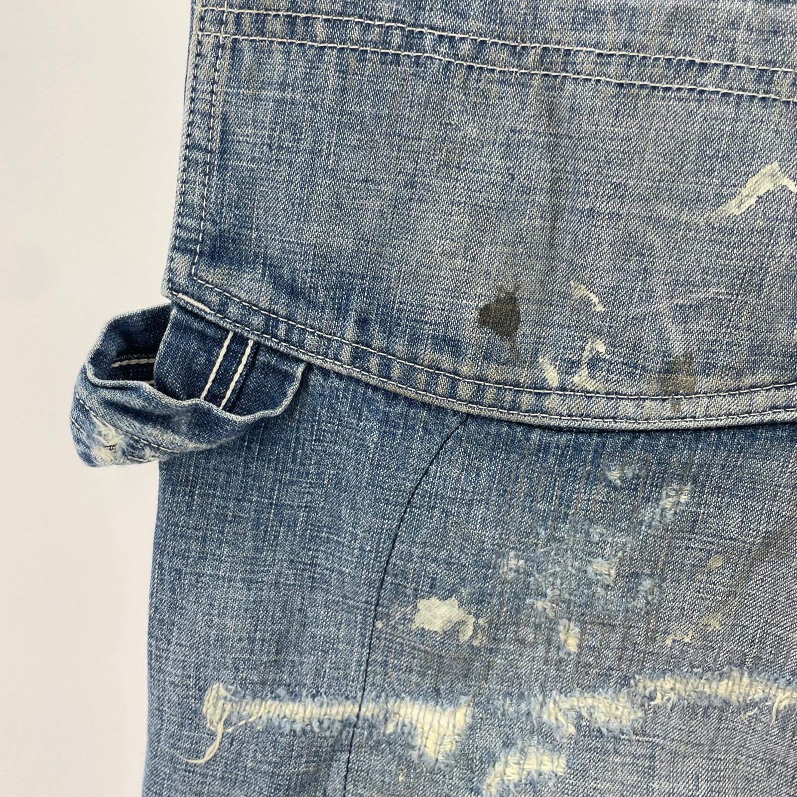 パンツ DENIM PANTS PAINTER M ブルー