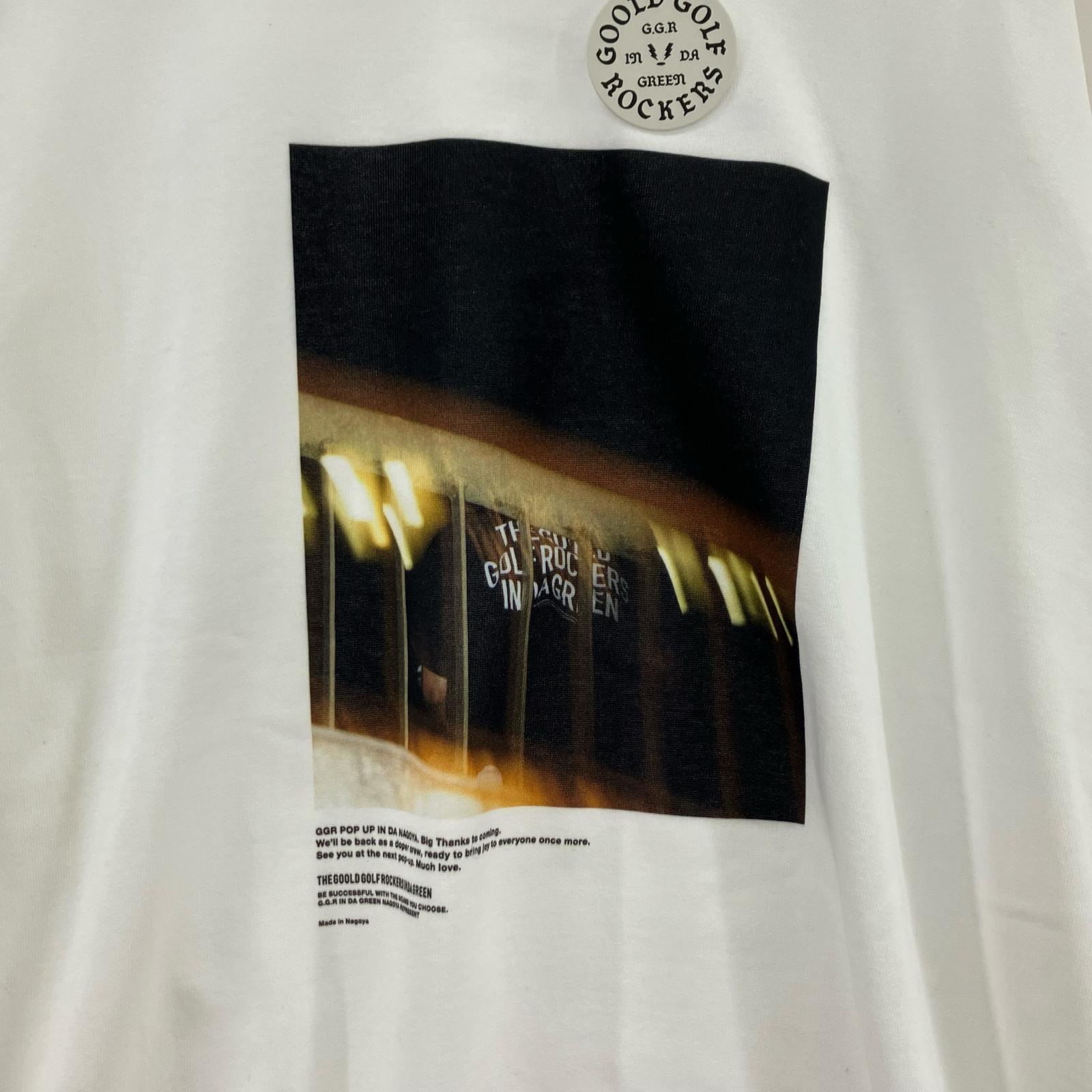 長袖Tシャツ GOOLD GOLF ROCKERS 白 (XL) ホワイト