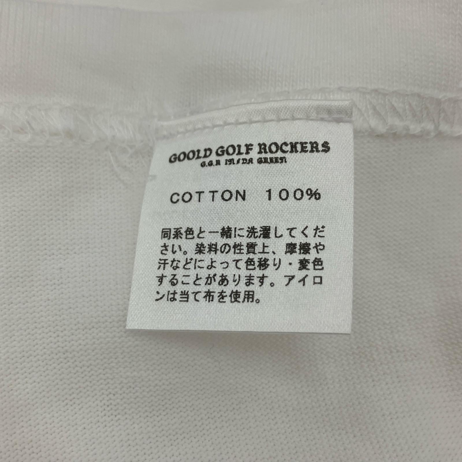 長袖Tシャツ GOOLD GOLF ROCKERS 白 (XL) ホワイト