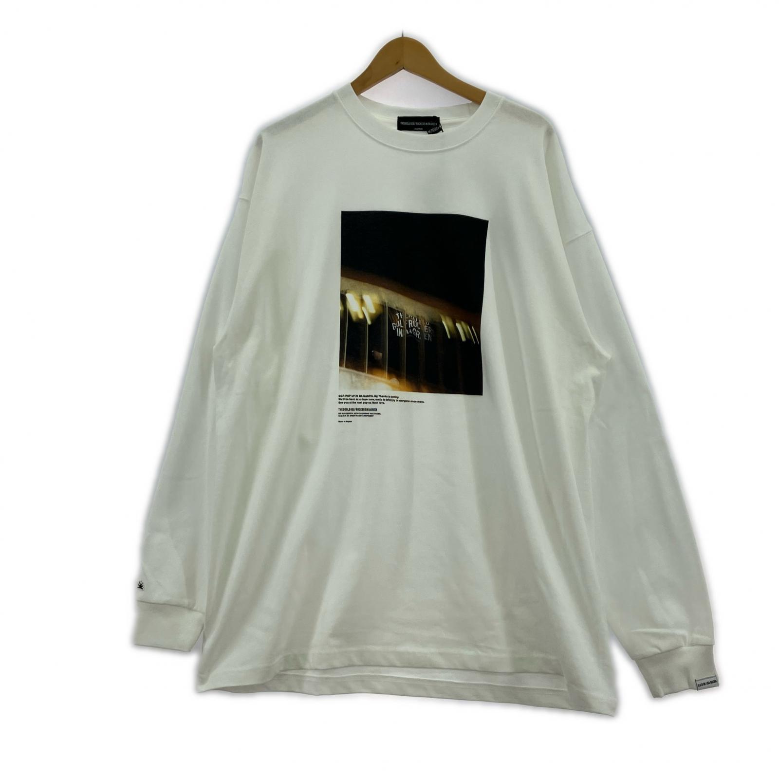 長袖Tシャツ GOOLD GOLF ROCKERS 白 (XL) ホワイト