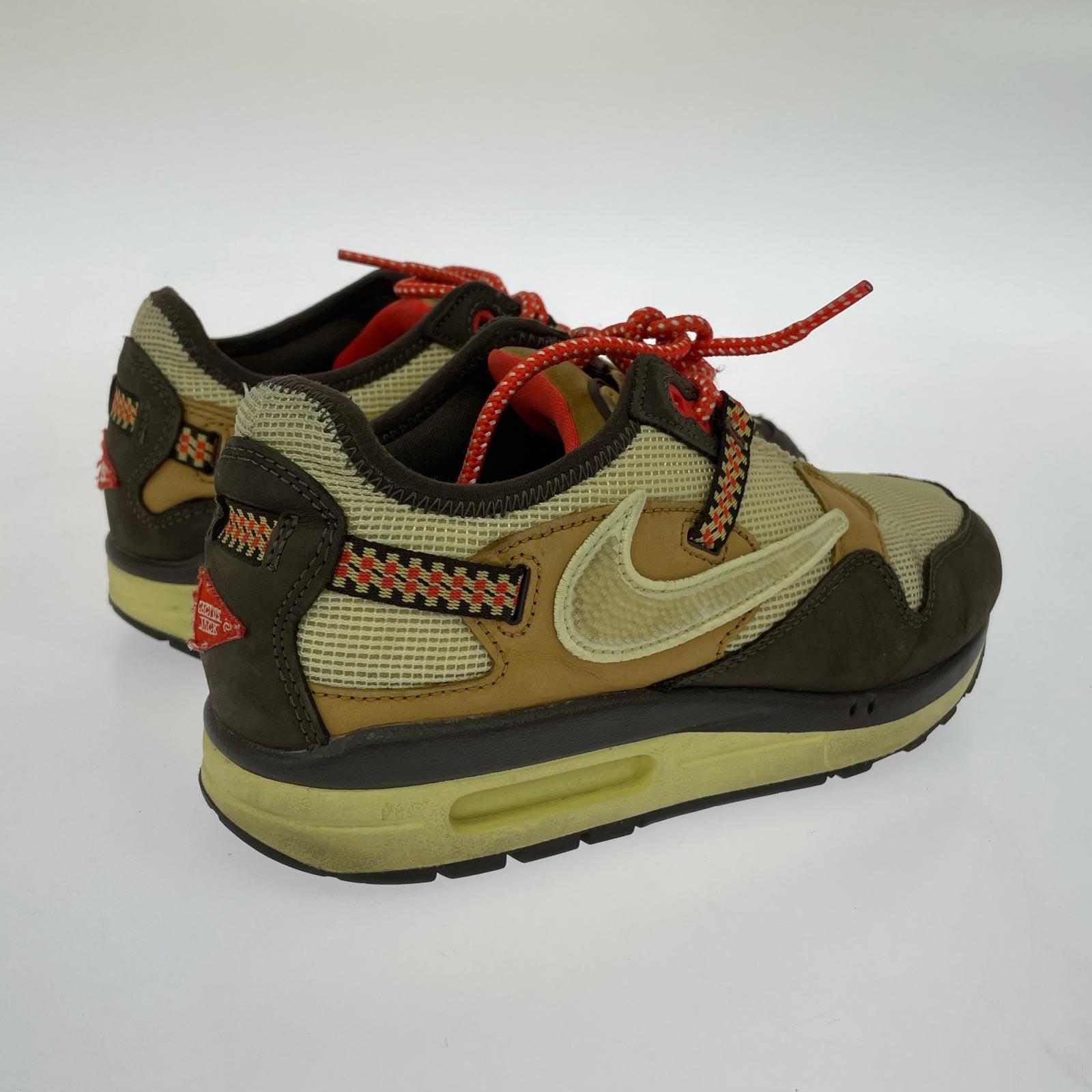スニーカー Travis Scott Air Max 1 CACT.US Brown 24.5cm (US6 1/2 UK6 EU39) ベージュ