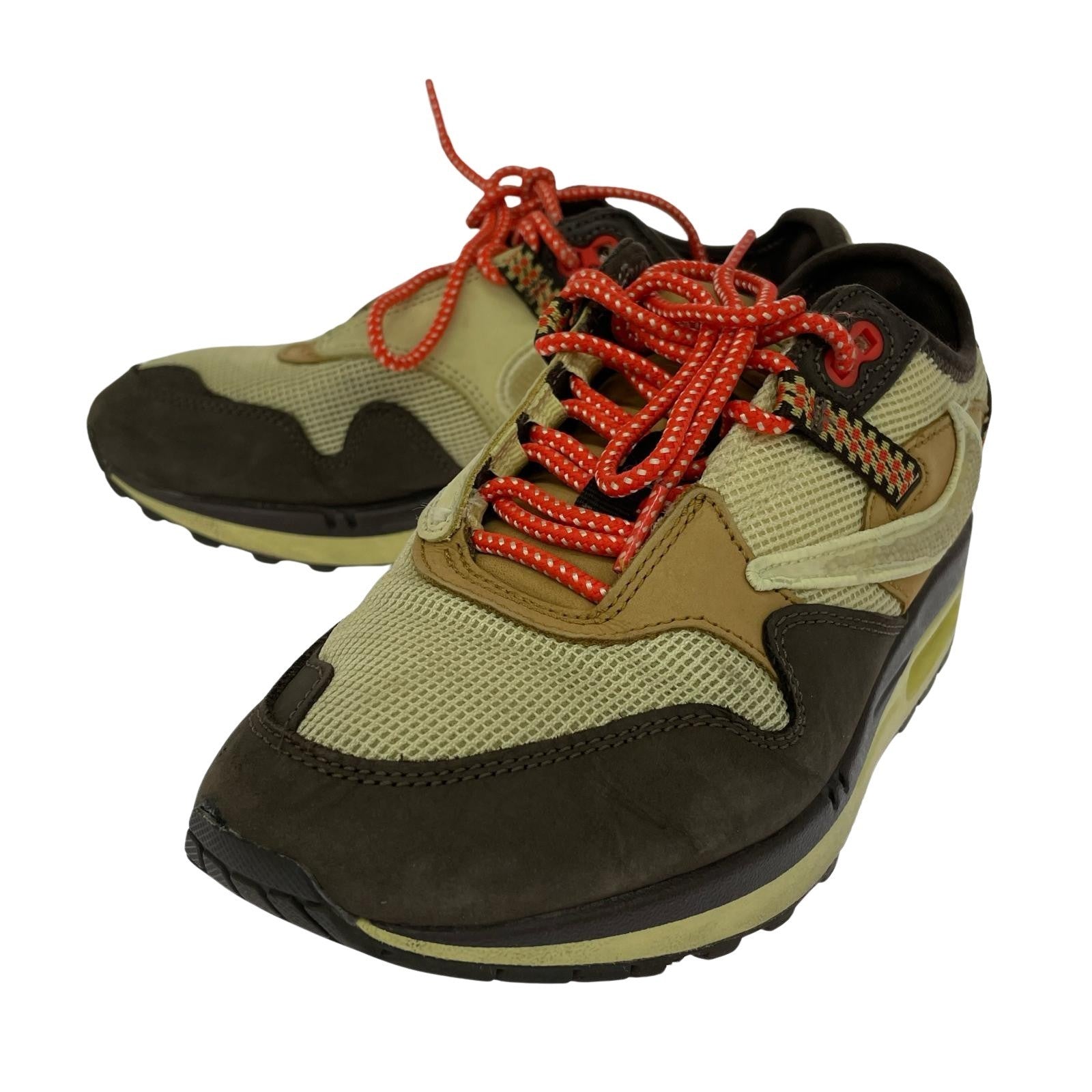 スニーカー Travis Scott Air Max 1 CACT.US Brown 24.5cm (US6 1/2 UK6 EU39) ベージュ