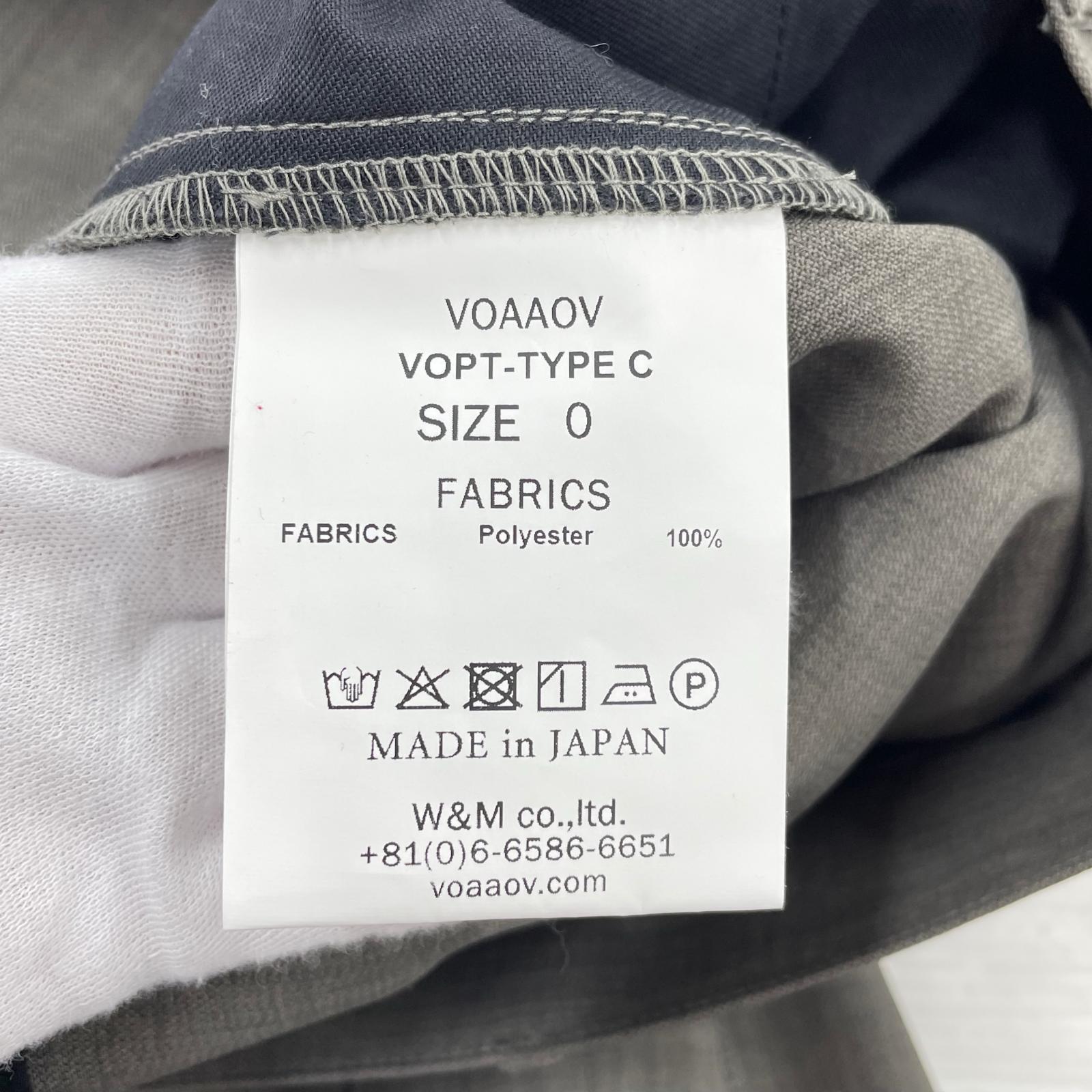 パンツ VOAAOV/25AW/ROUTINE TUCK WIDE PANTS/グレー 0 グレー