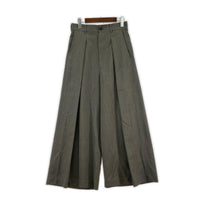 パンツ VOAAOV/25AW/ROUTINE TUCK WIDE PANTS/グレー 0 グレー