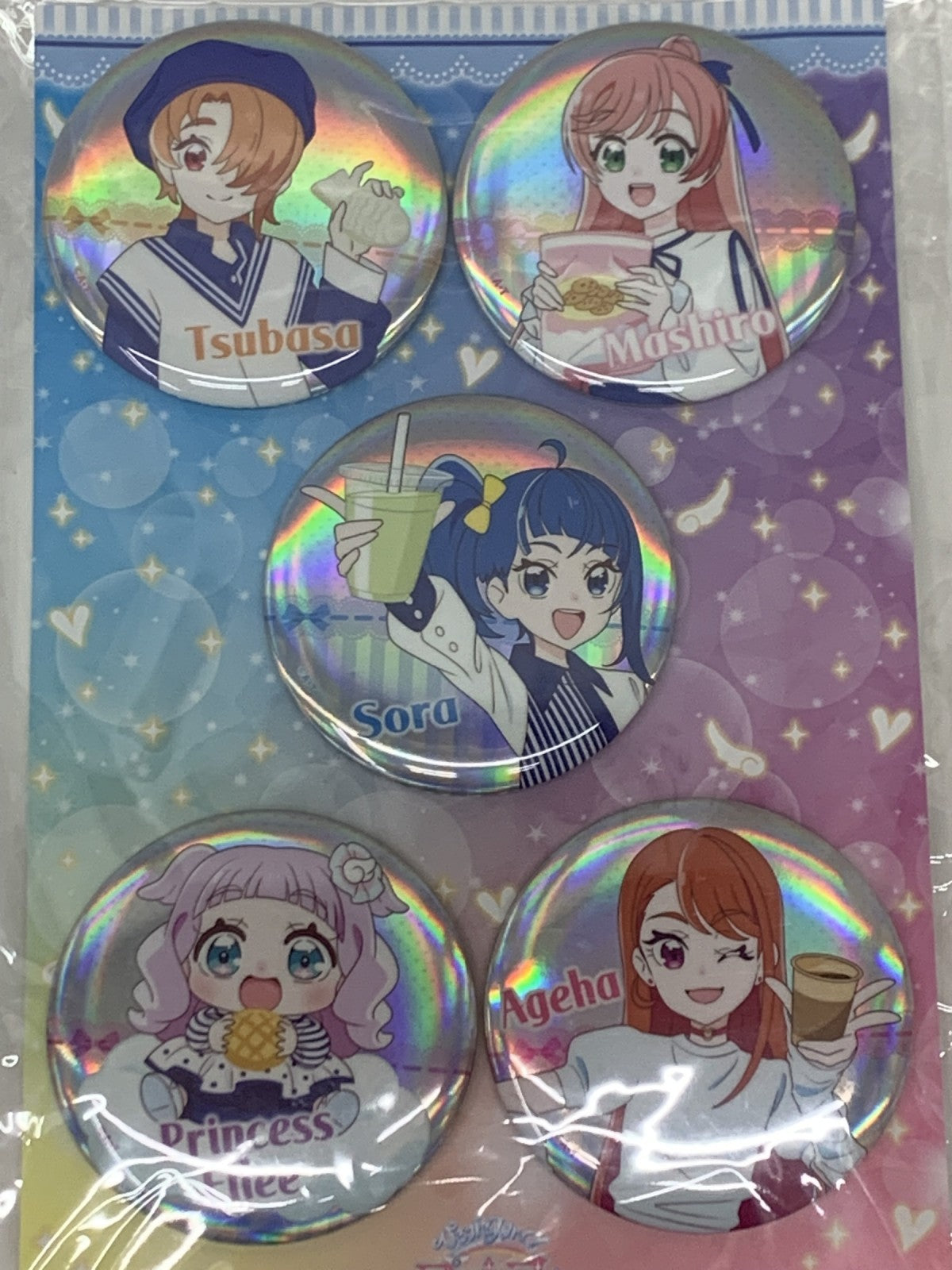 ひろがるスカイプリキュア アクリルスタンド オーロラ缶バッジセット フィギュア/グッズ