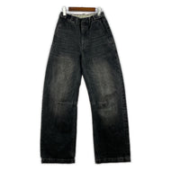 デニムパンツ KAIKO 24AW THE DENIM WIDE FIT VINTAGE 1 ブラック