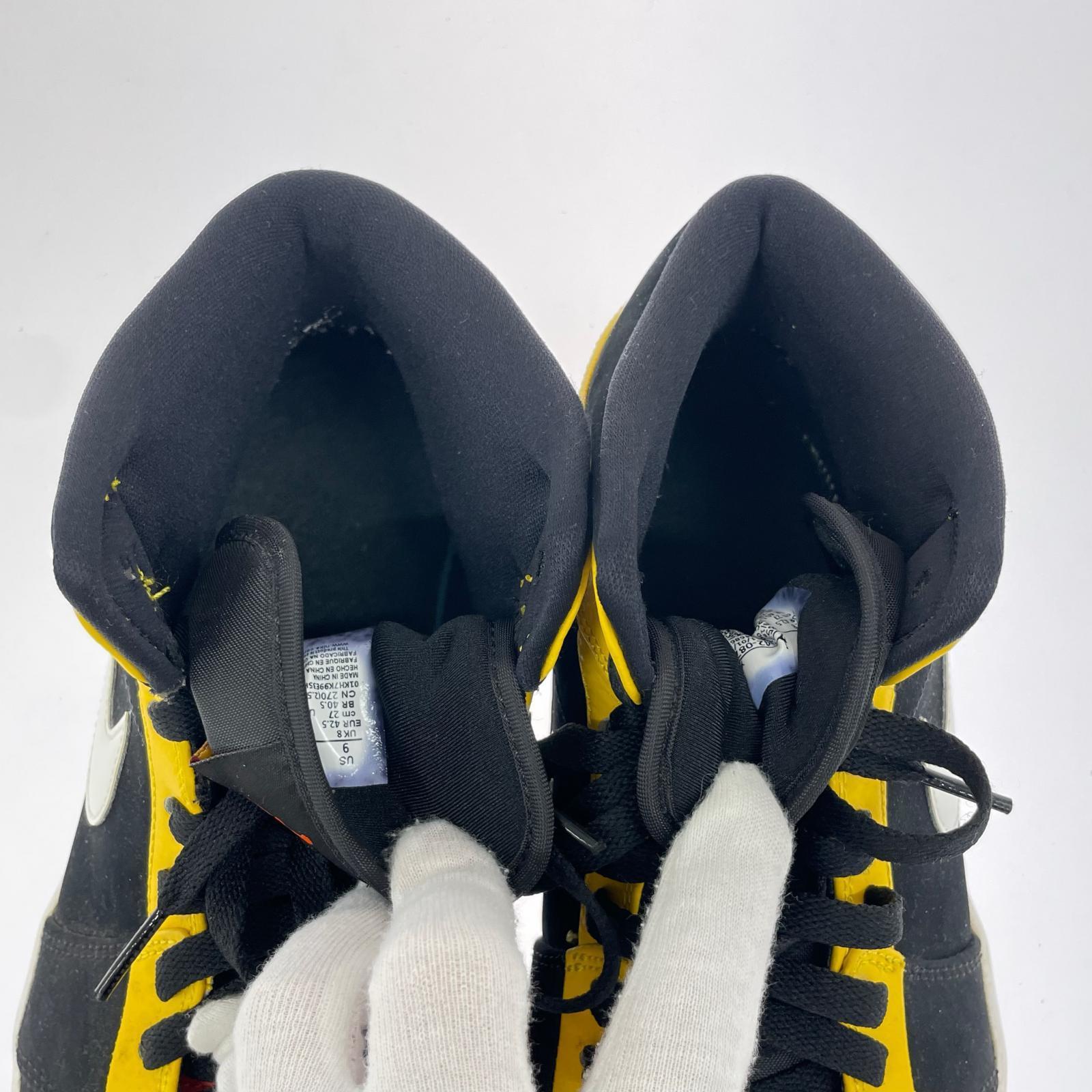 スニーカー AIR JORDAN 1 MID SE 27cm BLK 27cm (US9 UK8 1/2 EU44) ブラック