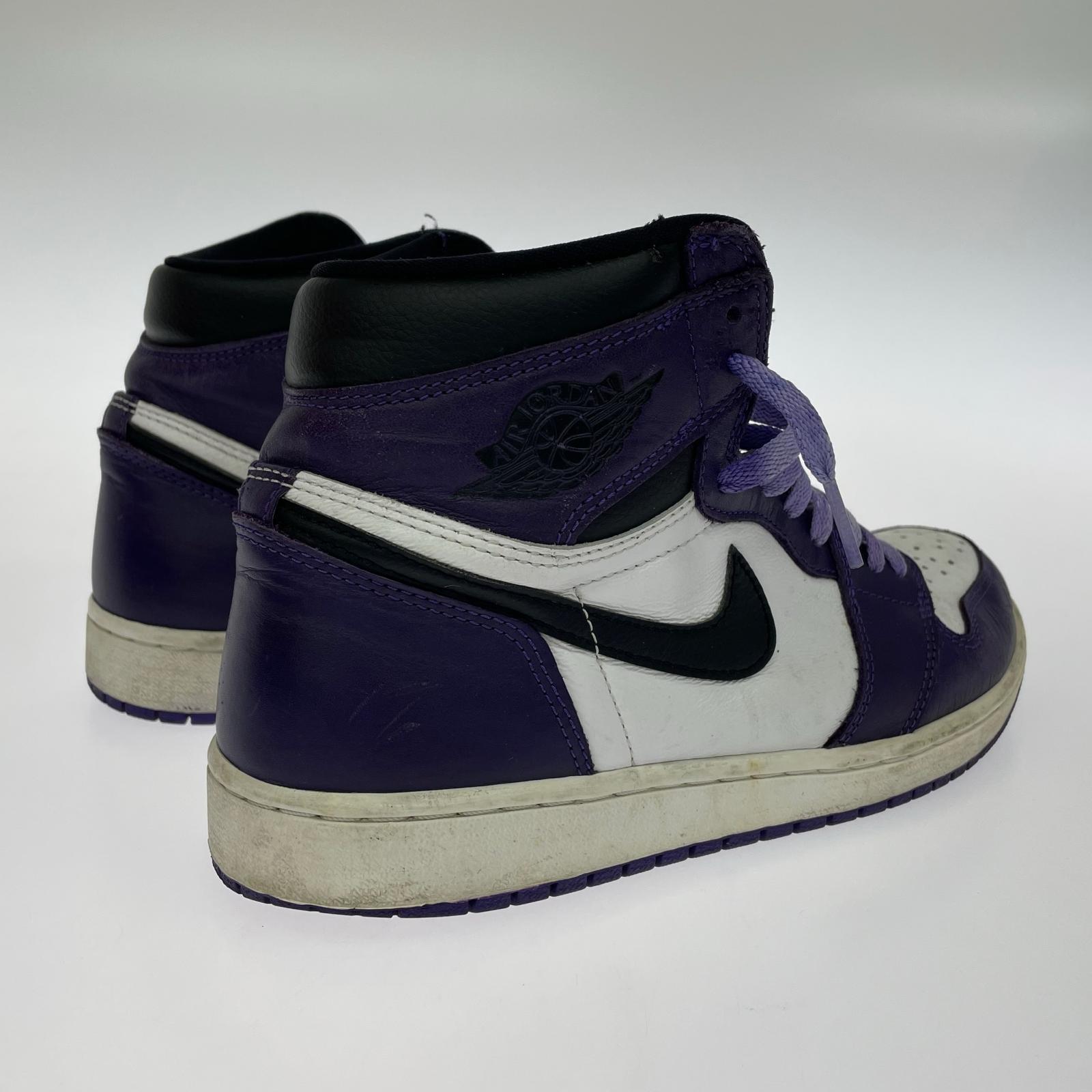 スニーカー AIR JORDAN 1 RETRO HIGH COURT PURPLE 27.5cm (US9 1/2 UK9 EU45)
