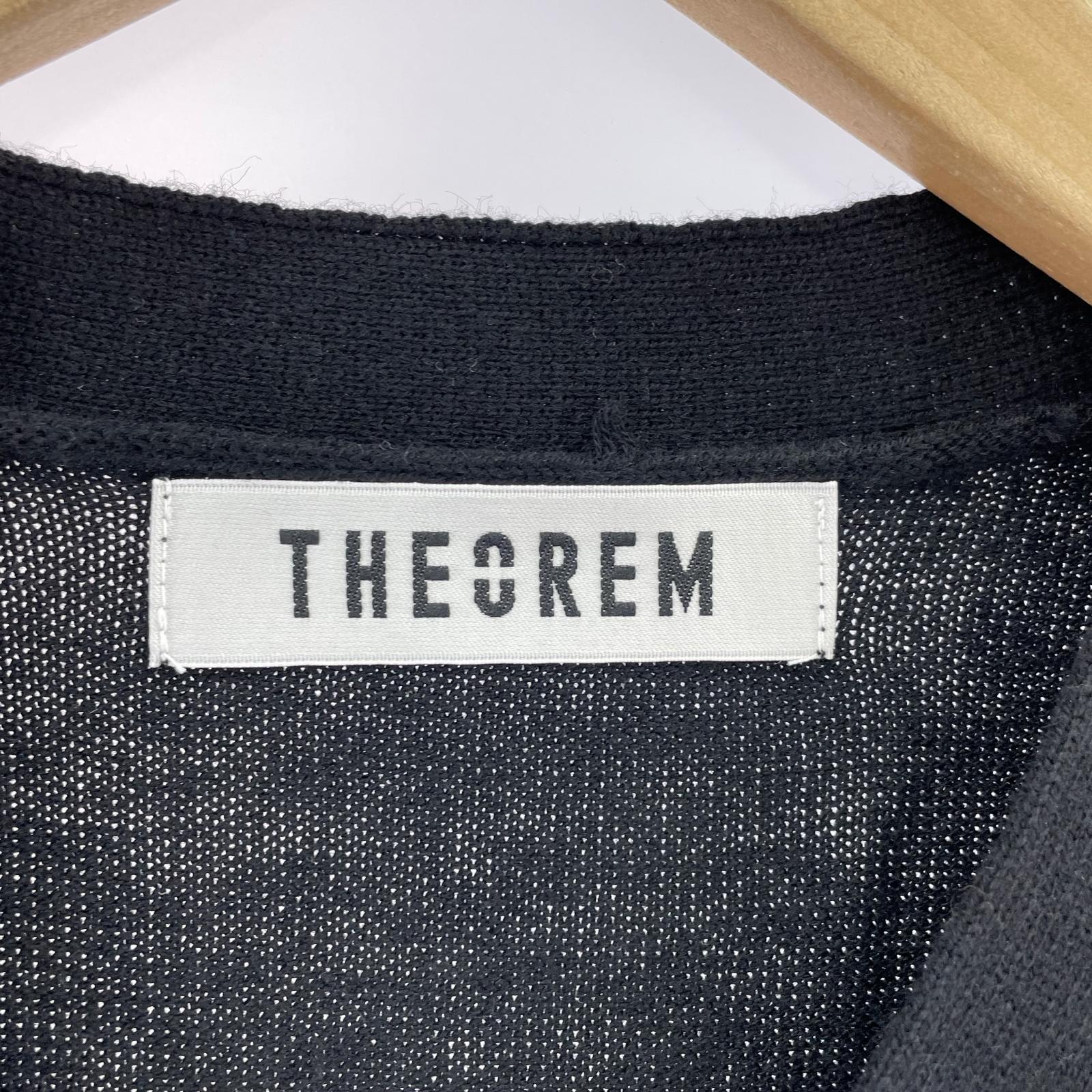 カーディガン THEOREM ブラック ブラック