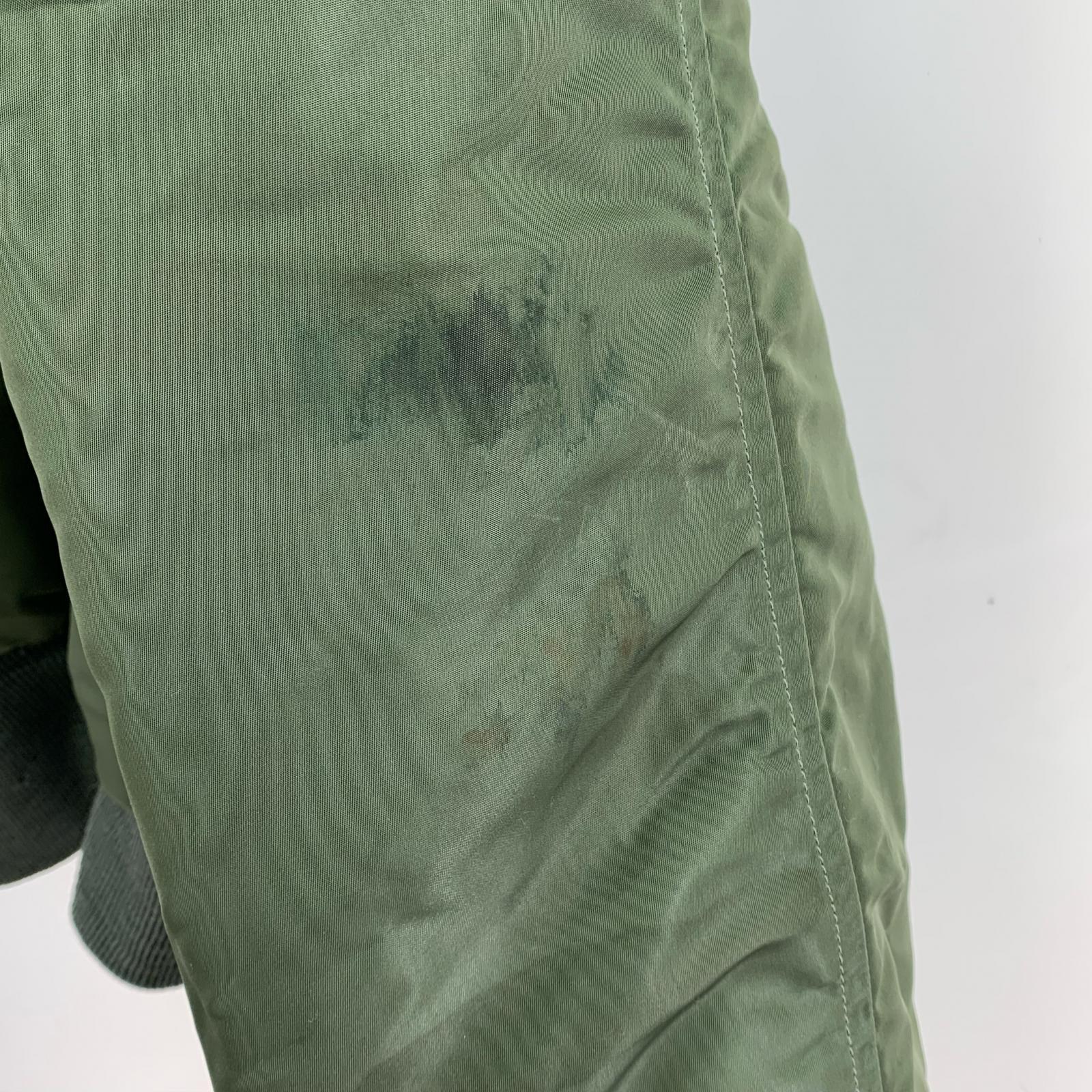 ジャケット 50-60s 黒タグ N-2B 米軍実物 フライトジャケット (L) L カーキ