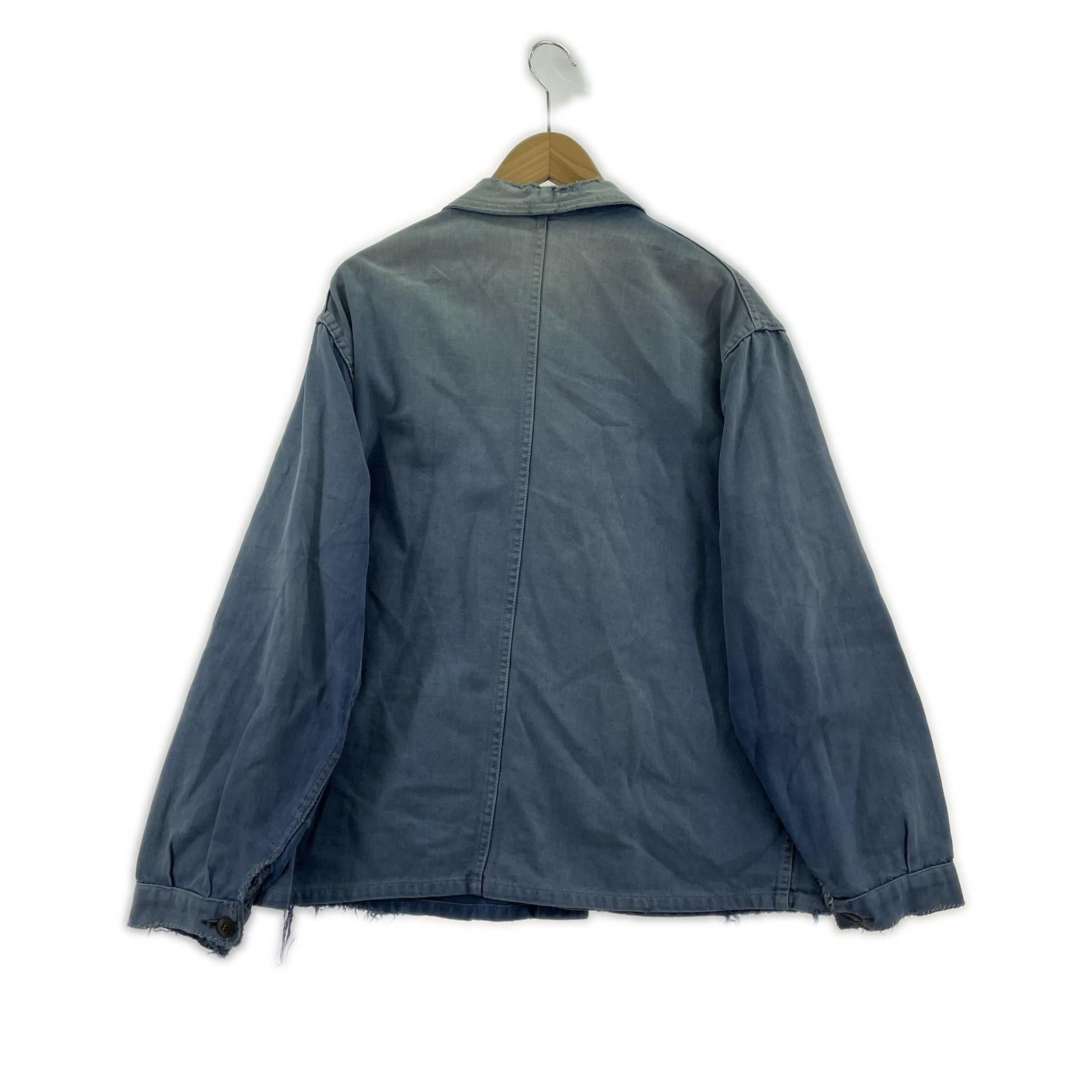 ジャケット ワーク ブルーモールスキン