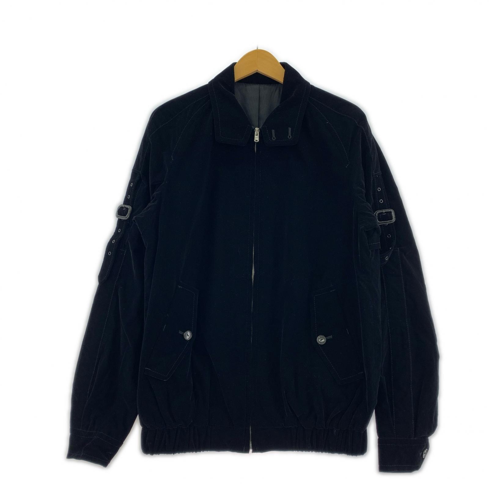 ジャケット 01AW STANDARD期 ドッグイヤー ベロア (2) 黒 2 ブラック
