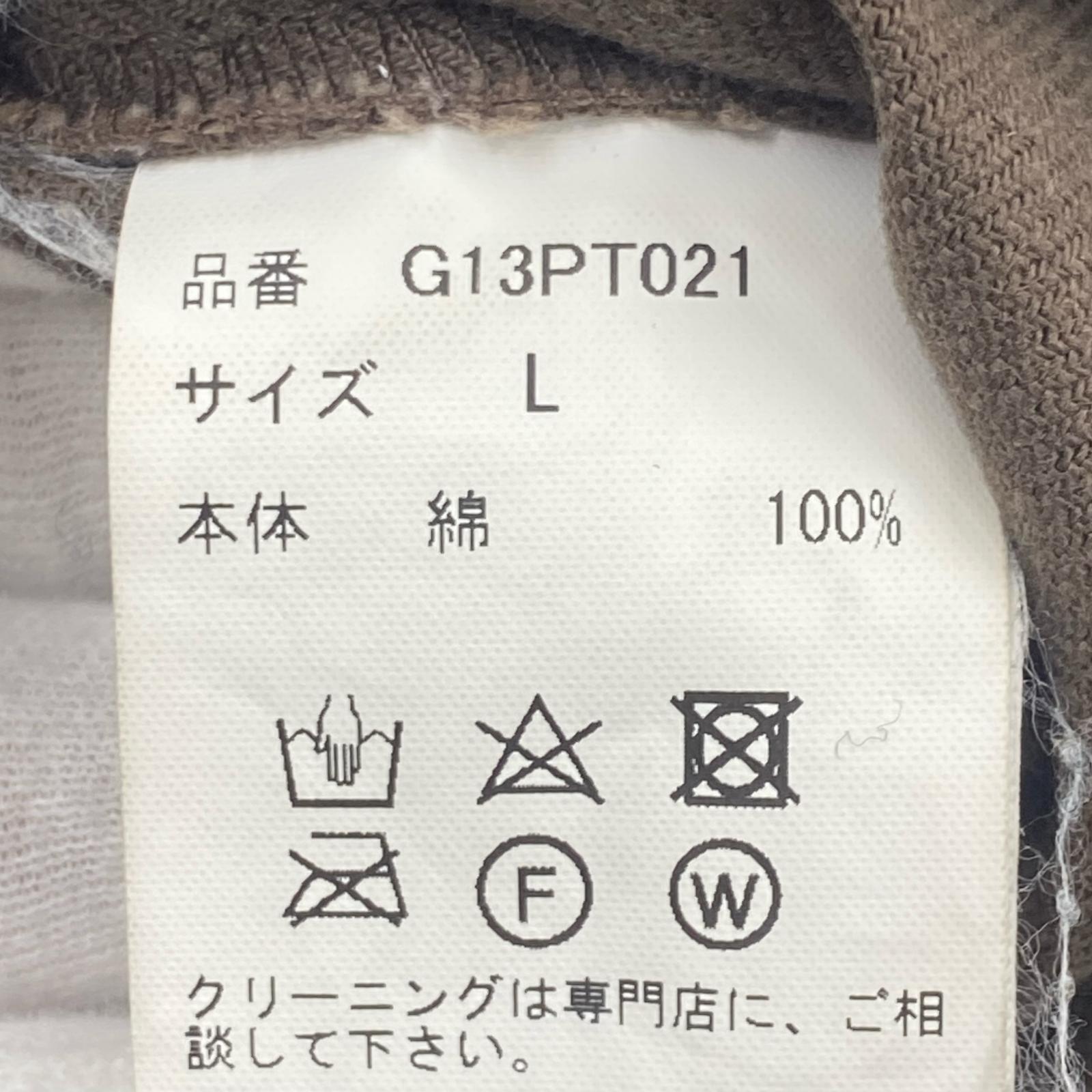 パンツ G13PT021 L ブラウン