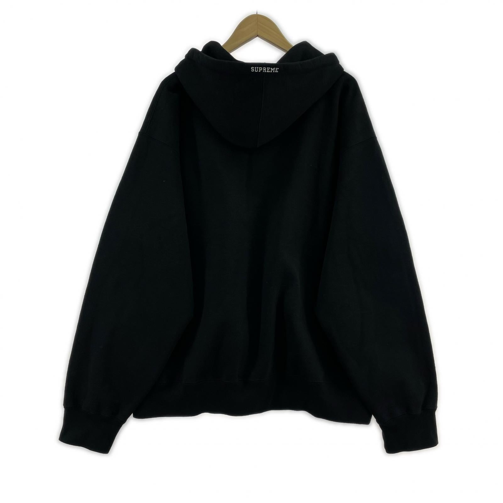 パーカー Supreme 24AW S Logo Zip Up Hooded Sweatshirt XL 黒 ブラック