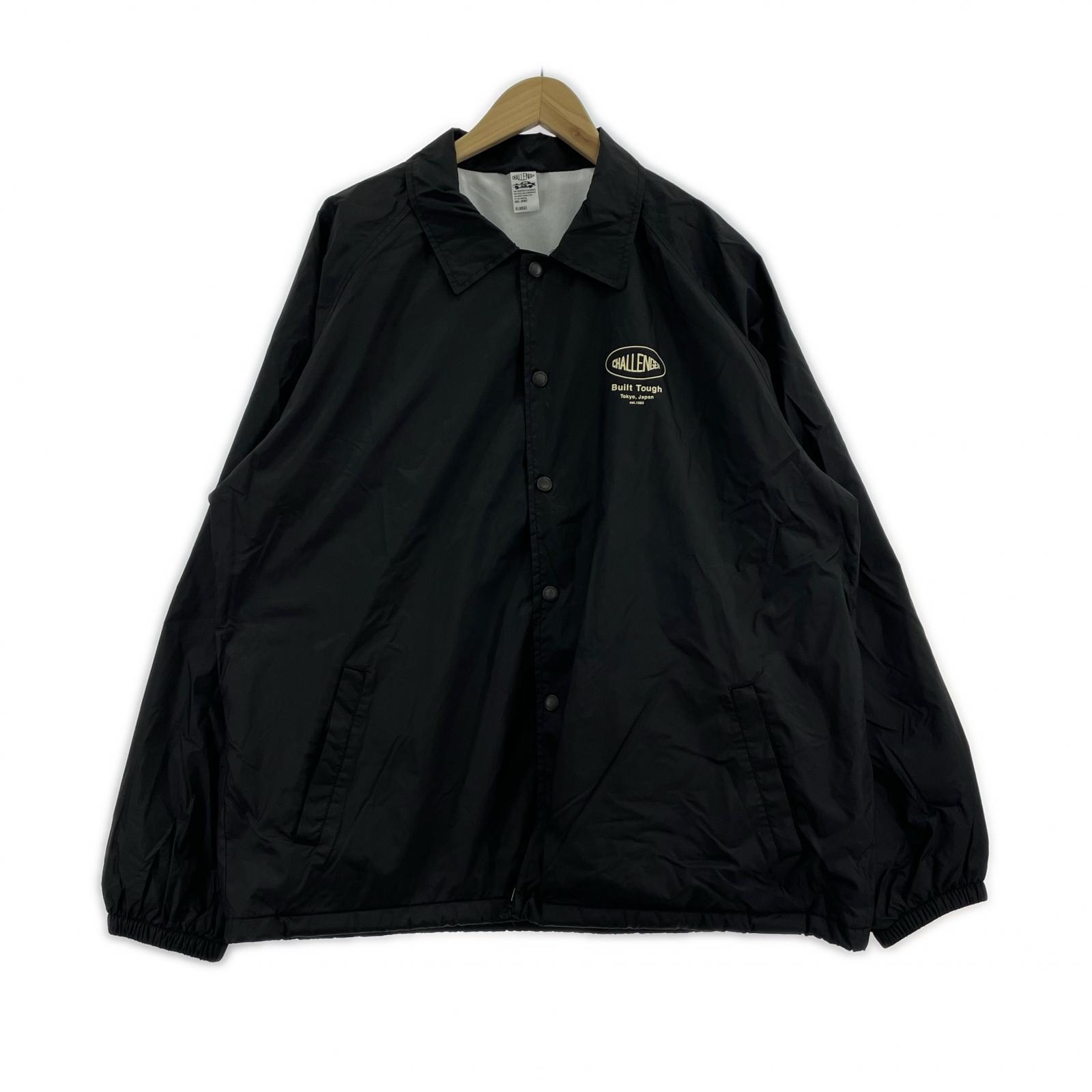 ジャケット CHALLENGER 24AW OVAL EAGLE COACH JACKET コーチジャケット XL 黒 ブラック
