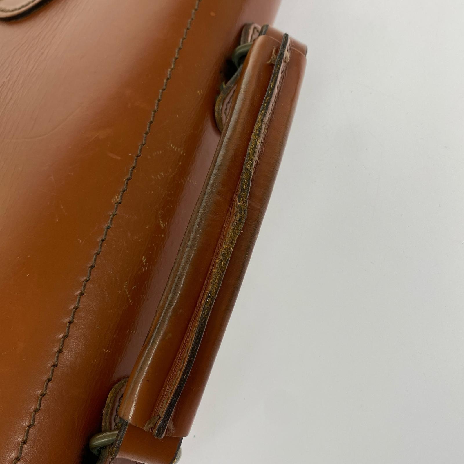 ブリーフケース COMPARTMENT BRIEF CASE 茶 ブラウン
