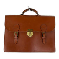 ブリーフケース COMPARTMENT BRIEF CASE 茶 ブラウン